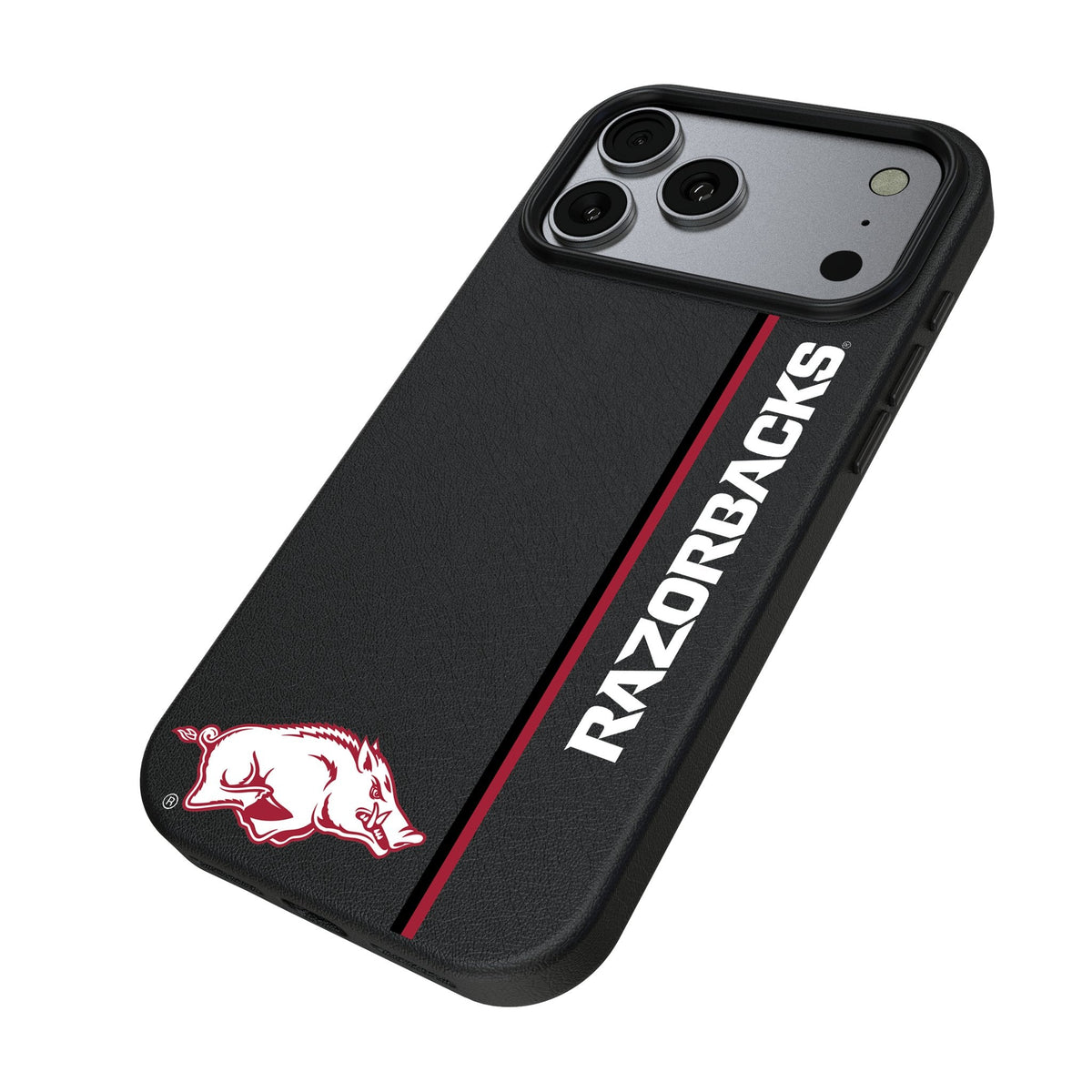 University of Arkansas Fayetteville Razorbacks Sidebar MagSafe Compatible Phone Case for Apple iPhone 17 Series 2