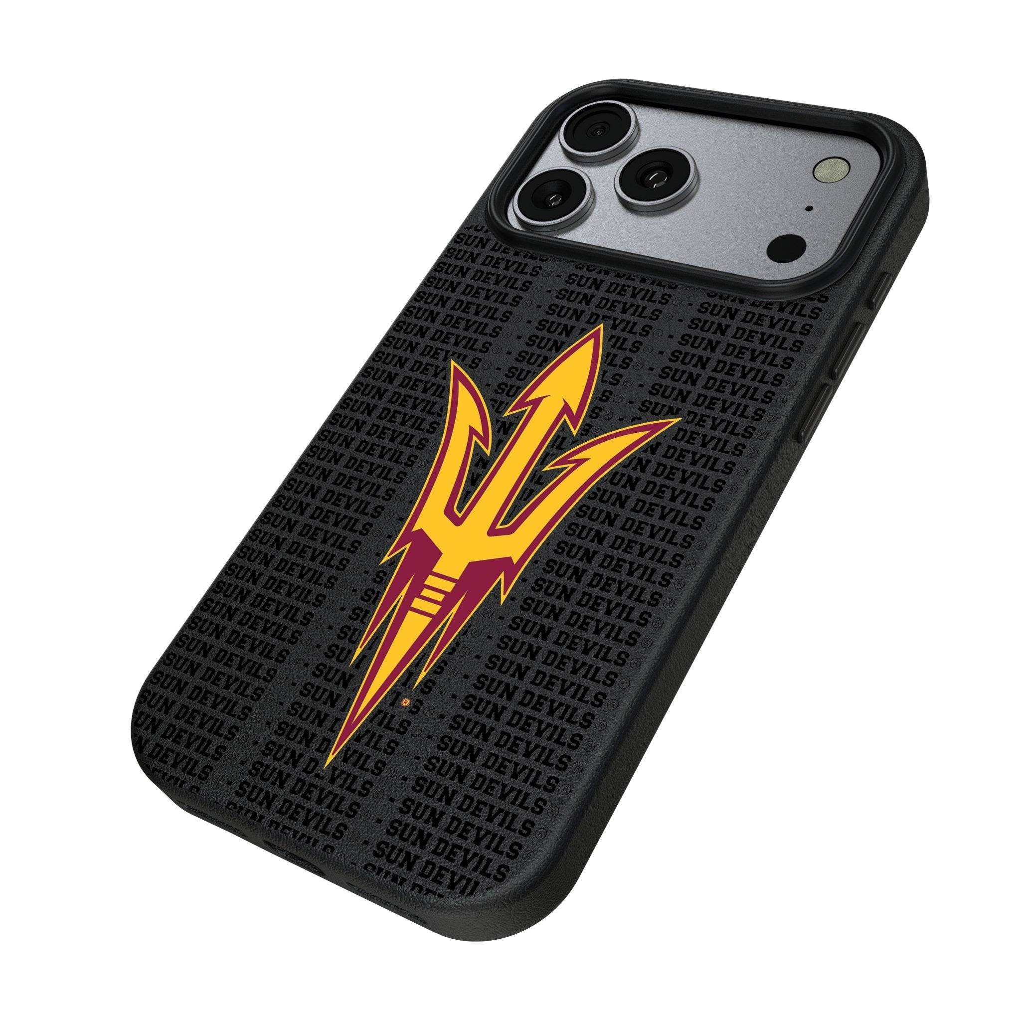 Arizona State University Sun Devils Text Backdrop MagSafe Compatible Phone Case for Apple iPhone 17 Series
