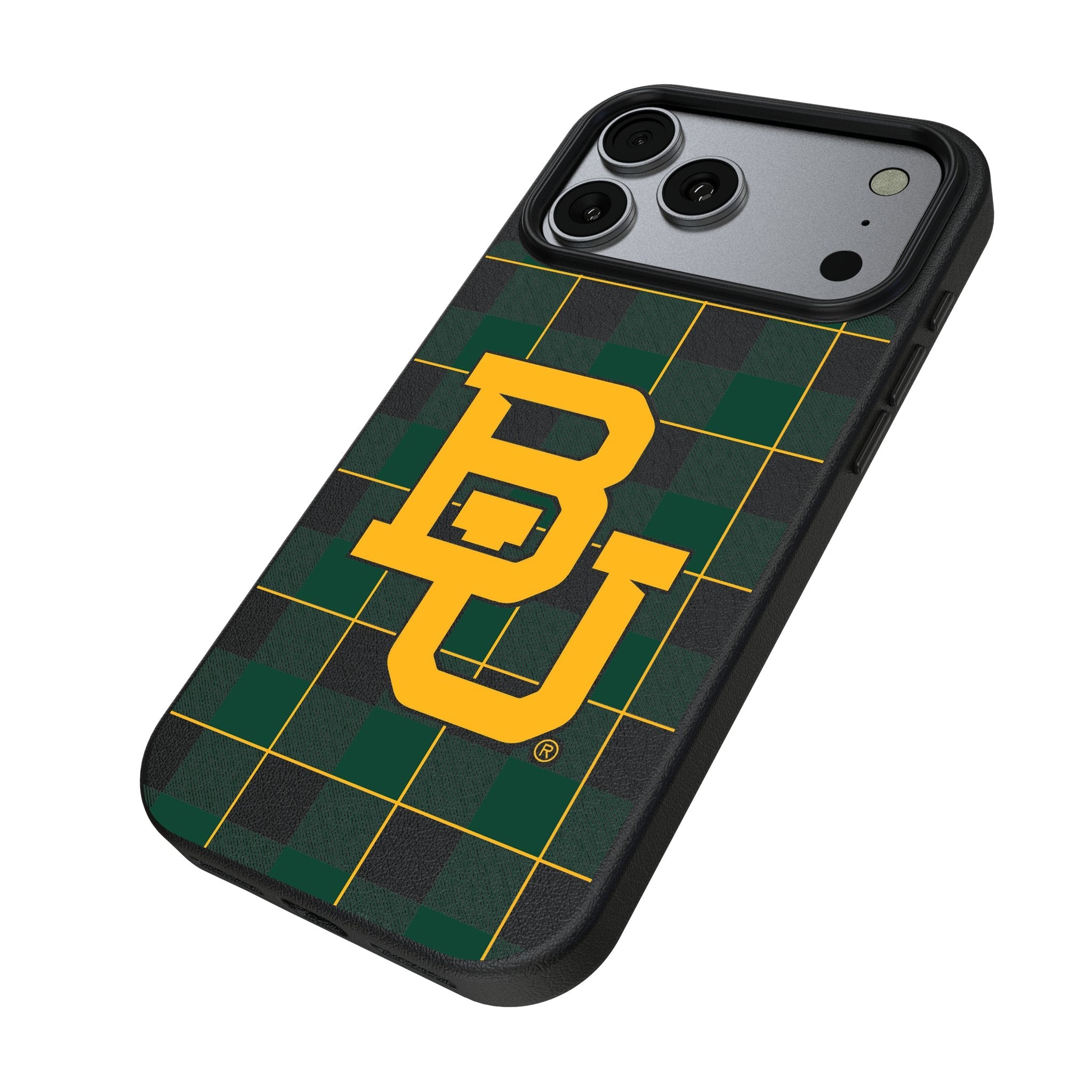Baylor University Bears Plaid MagSafe Compatible Phone Case for Apple iPhone 17 Series