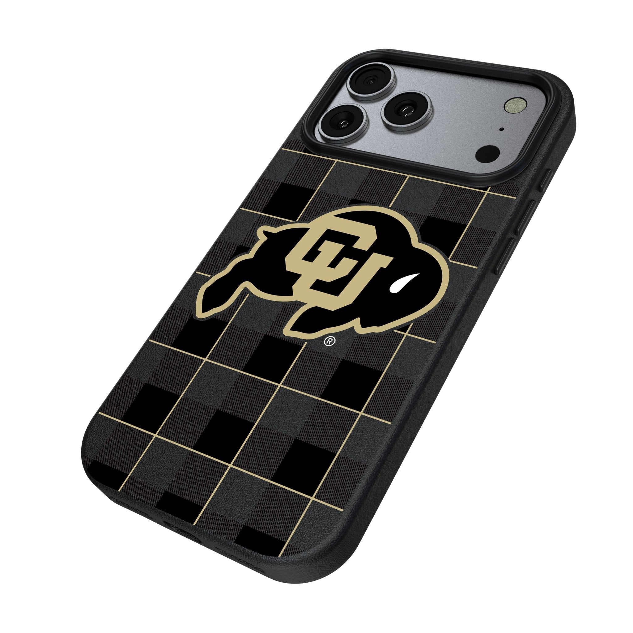 University of Colorado Buffaloes Plaid MagSafe Compatible Phone Case for Apple iPhone 17 Series 2