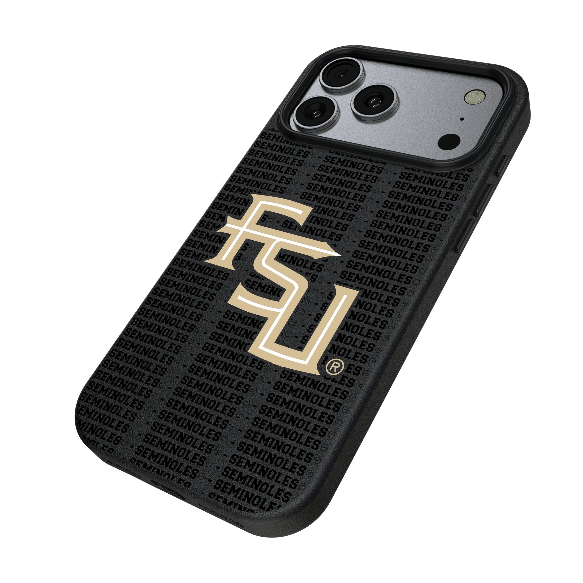 Florida State University Seminoles Athletic Wordmark Text Backdrop MagSafe Compatible Phone Case for Apple iPhone 17 Series