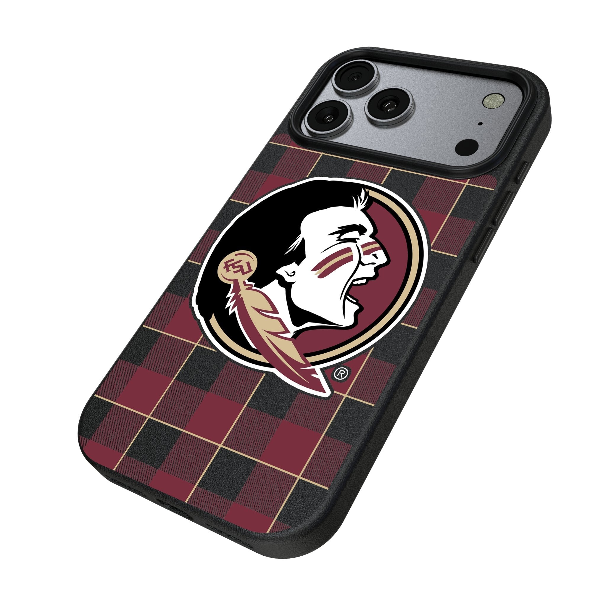 Florida State University Seminoles Plaid MagSafe Compatible Phone Case for Apple iPhone 17 Series 2