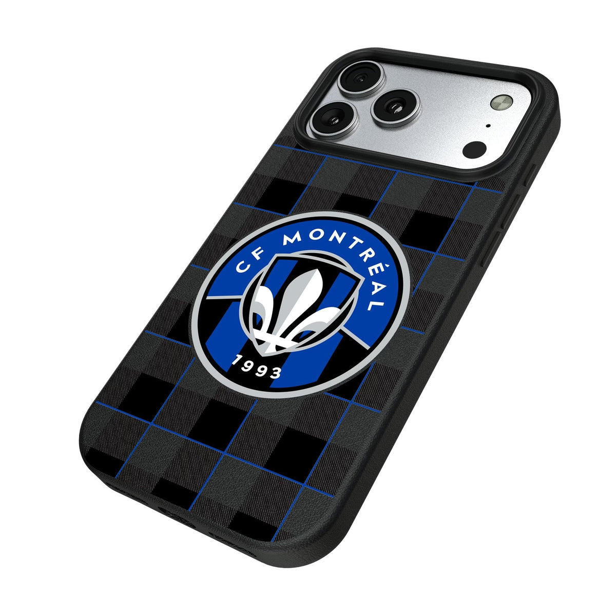 CF Montreal Plaid MagSafe Compatible Phone Case for Apple iPhone 17 Series 5