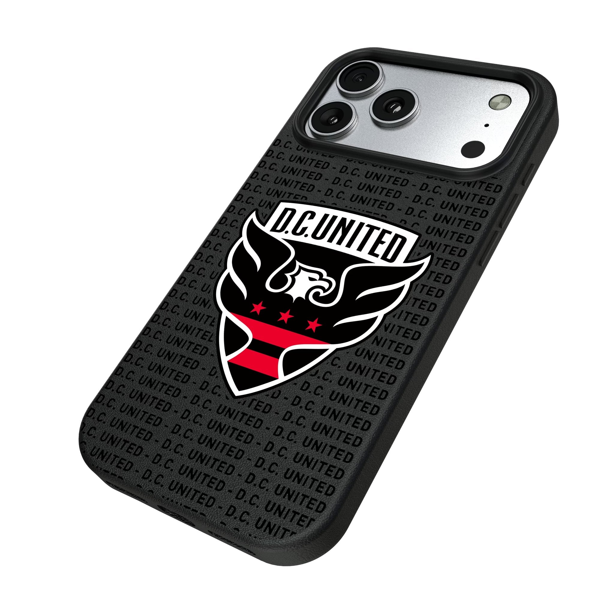 DC United Text Backdrop MagSafe Compatible Phone Case for Apple iPhone 17 Series 5