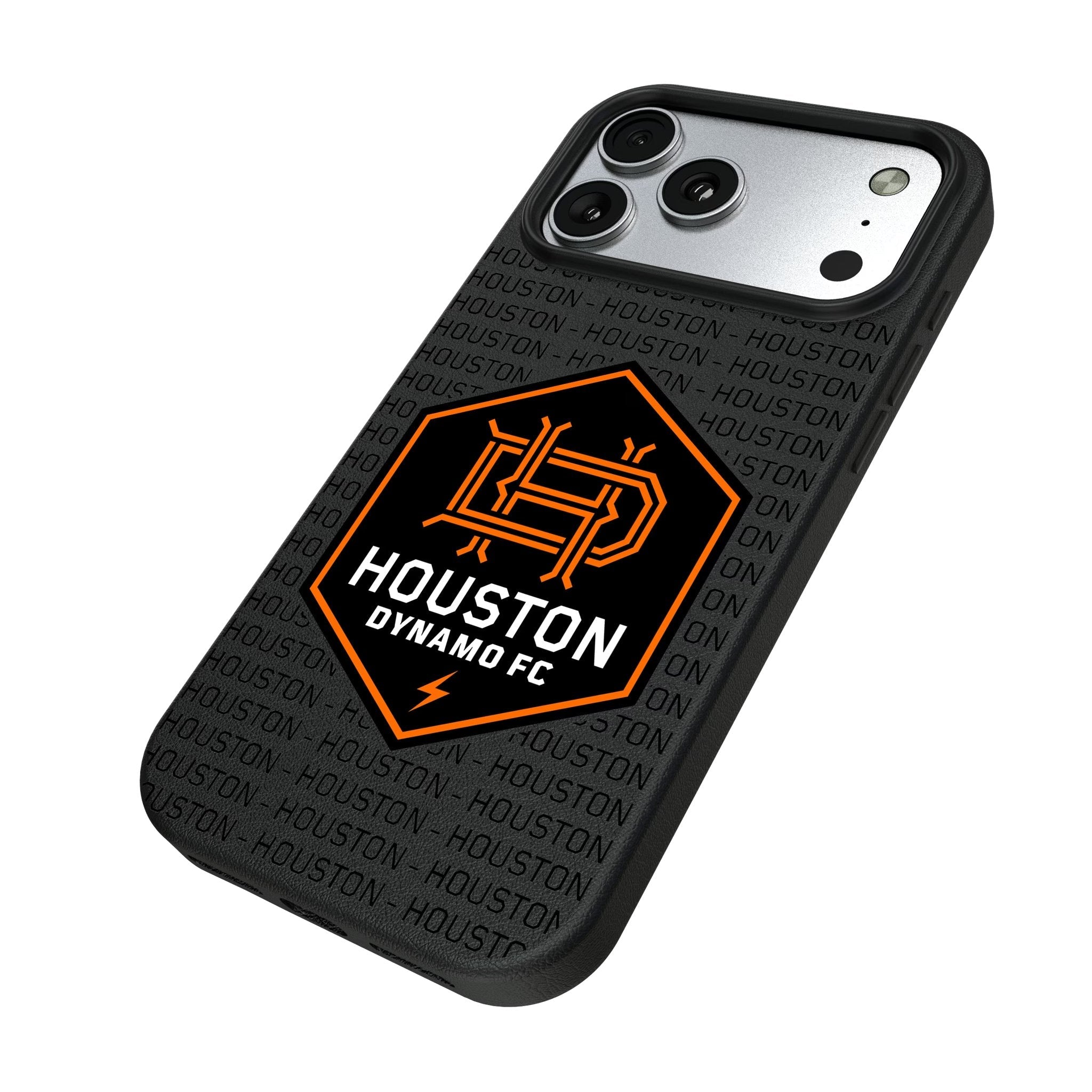 Houston Dynamo Text Backdrop MagSafe Compatible Phone Case for Apple iPhone 17 Series 5