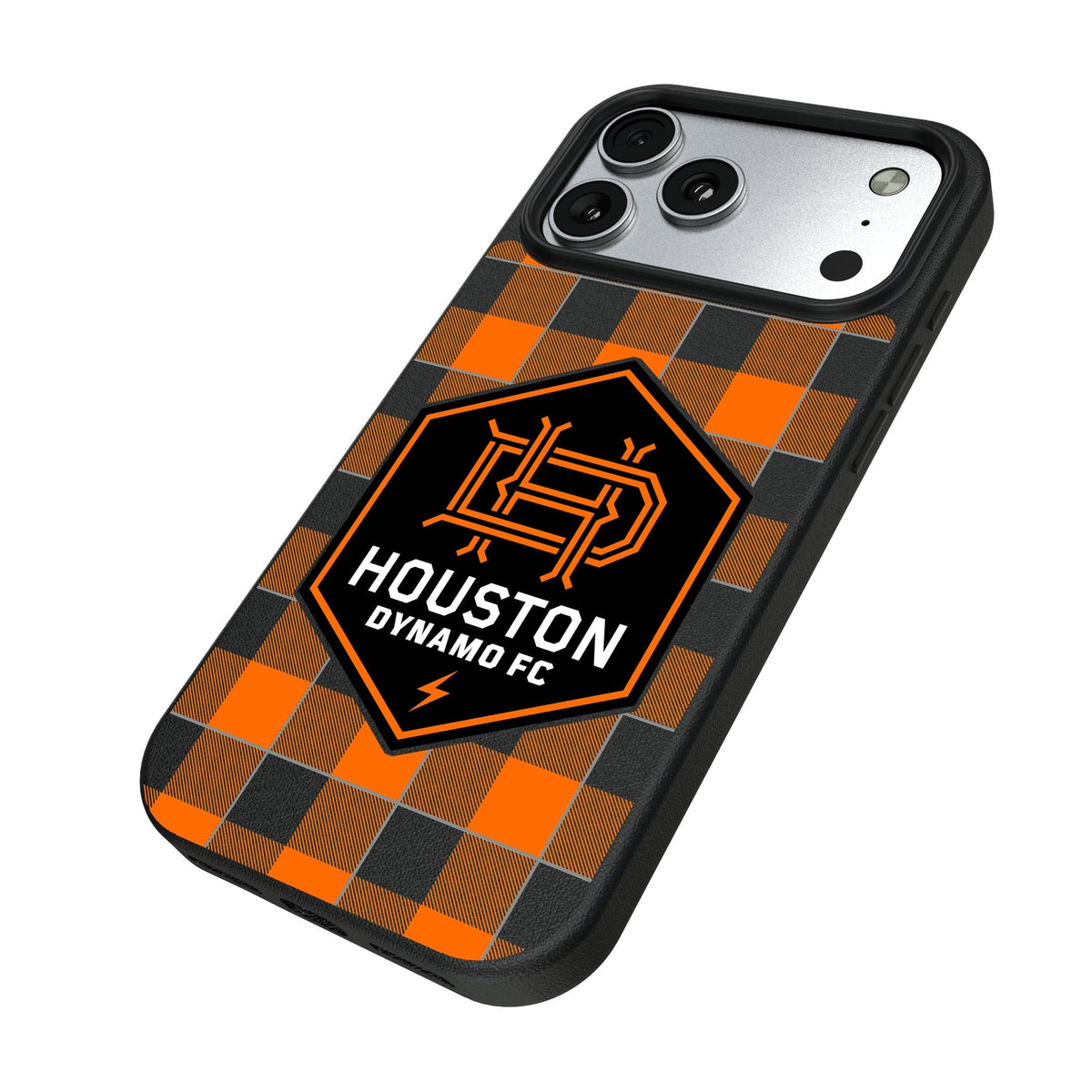 Houston Dynamo Plaid MagSafe Compatible Phone Case for Apple iPhone 17 Series 5