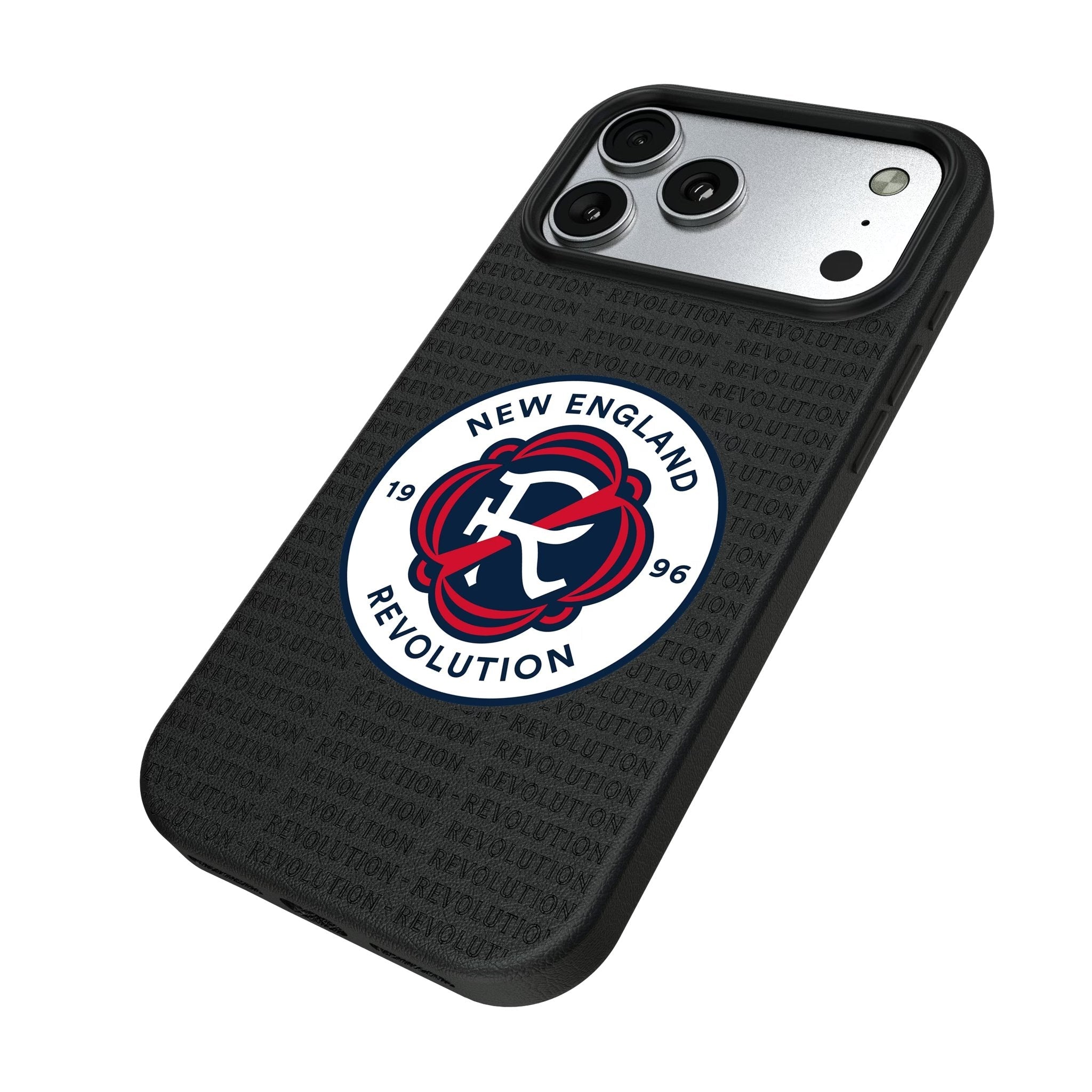 New England Revolution Text Backdrop MagSafe Compatible Phone Case for Apple iPhone 17 Series 5