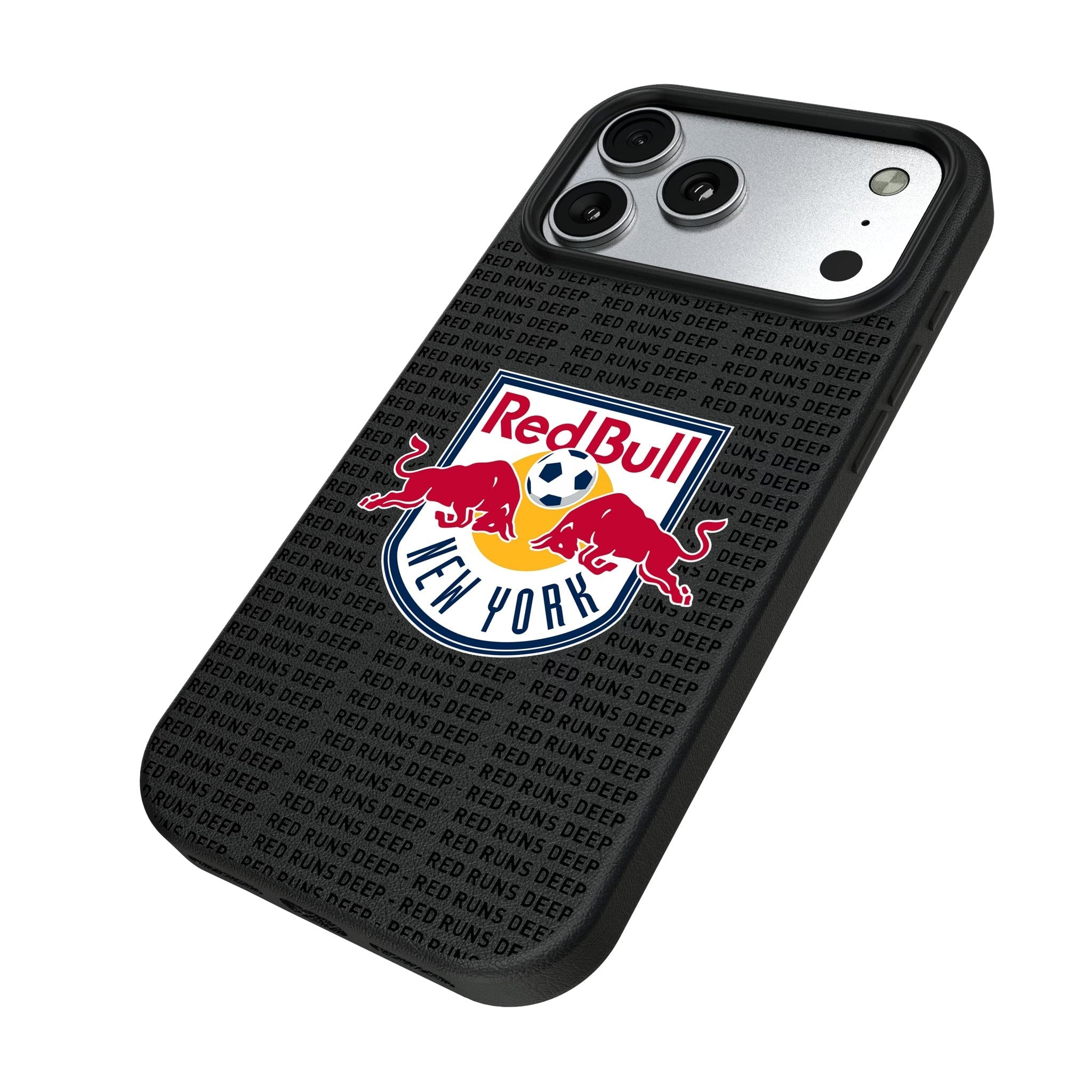 New York Red Bulls Text Backdrop MagSafe Compatible Phone Case for Apple iPhone 17 Series 5