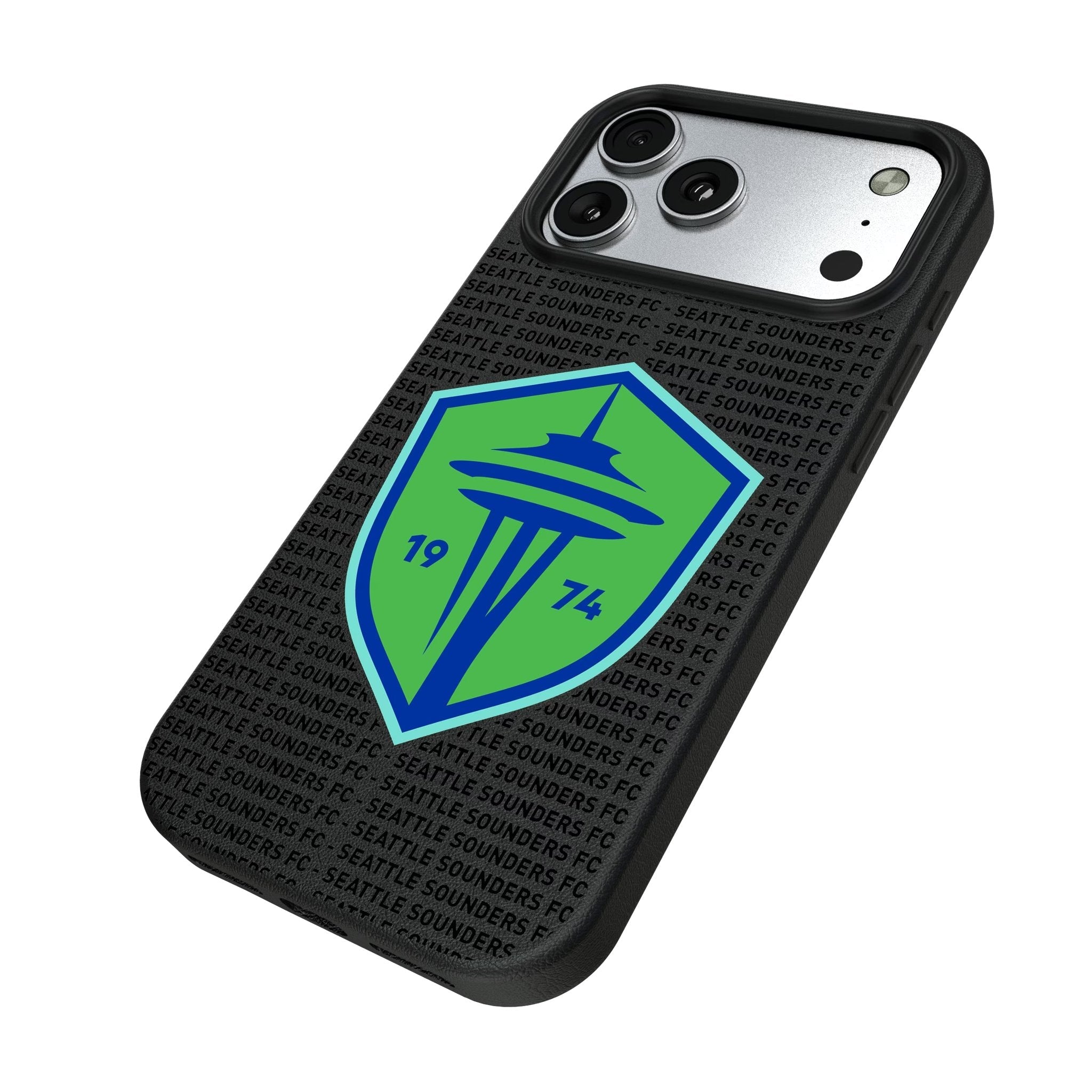 Seattle Sounders FC Text Backdrop MagSafe Compatible Phone Case for Apple iPhone 17 Series 5