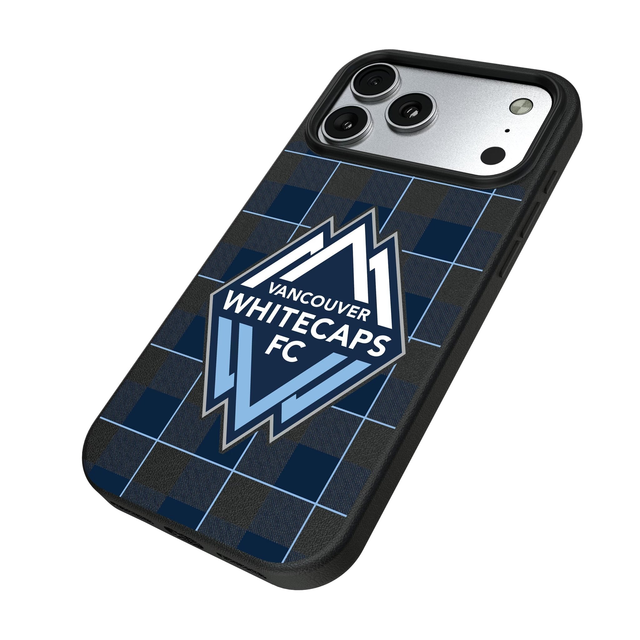 Vancouver Whitecaps Plaid MagSafe Compatible Phone Case for Apple iPhone 17 Series 5