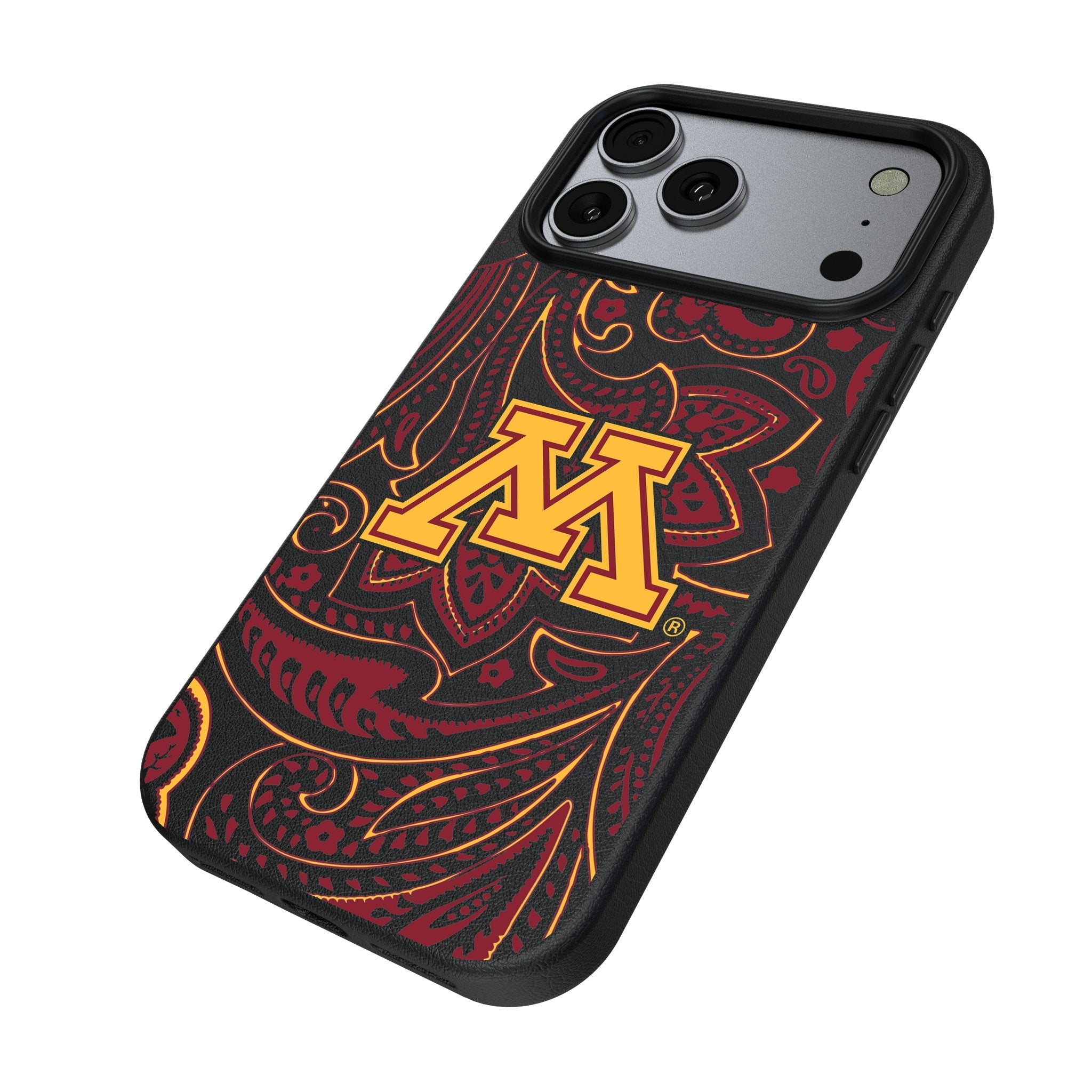 University of Minnesota Golden Gophers Paisley MagSafe Compatible Phone Case for Apple iPhone 17 Series