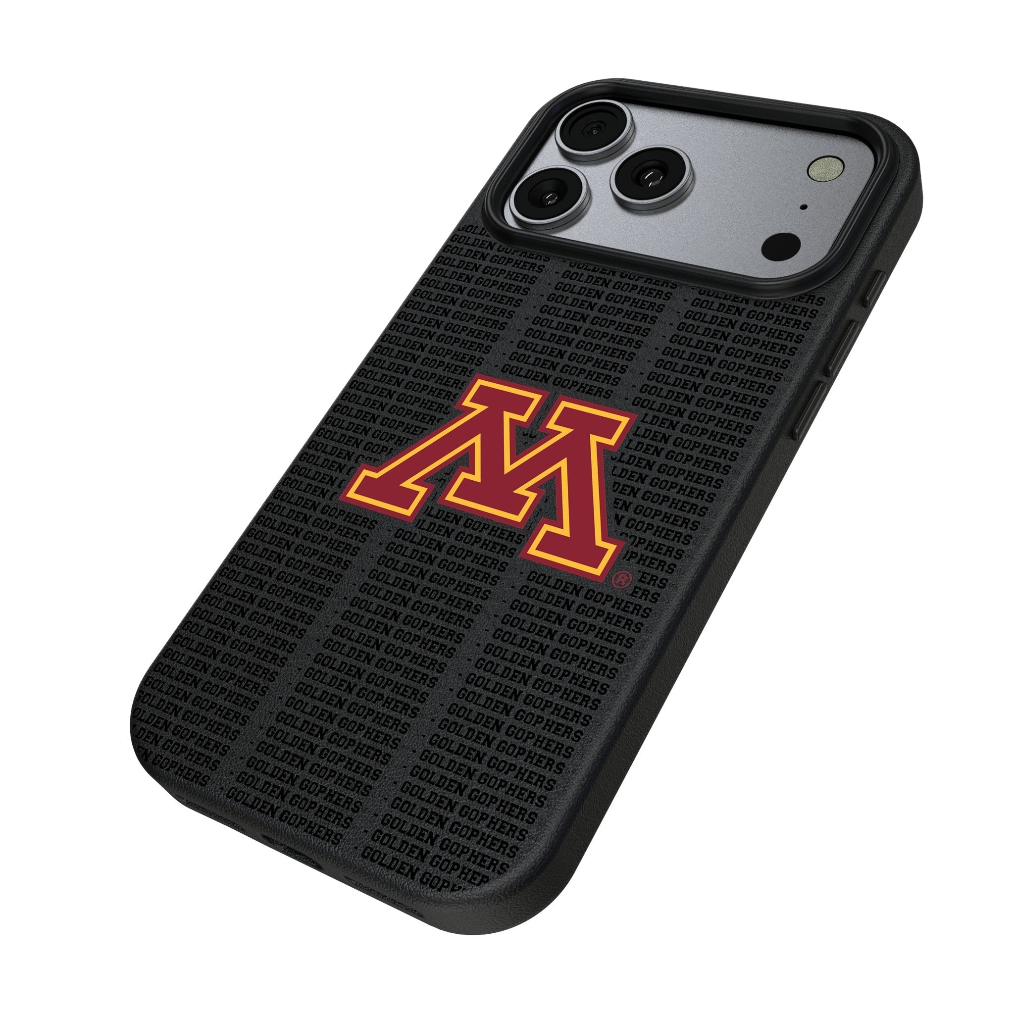 University of Minnesota Golden Gophers Text Backdrop MagSafe Compatible Phone Case for Apple iPhone 17 Series