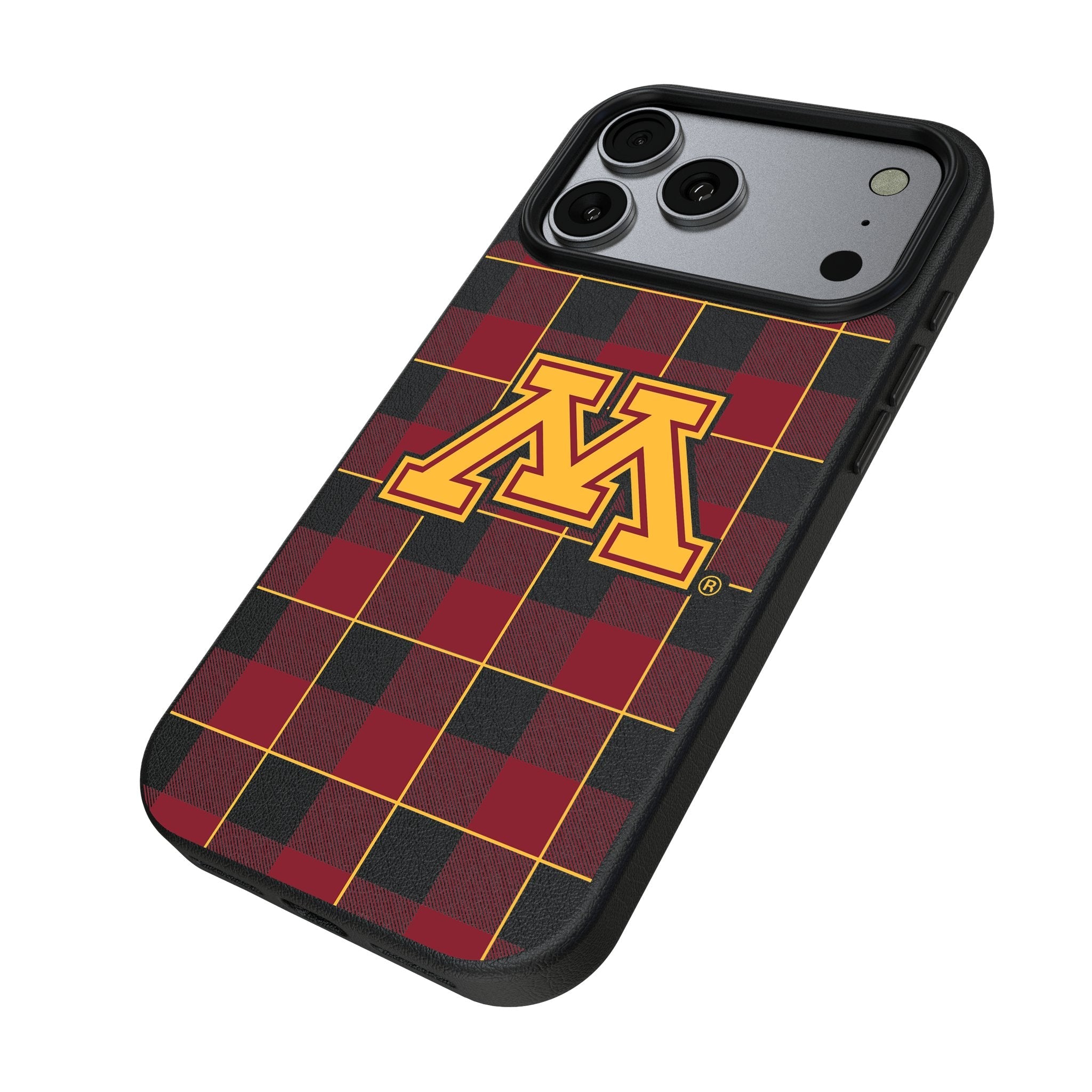 University of Minnesota Golden Gophers Plaid MagSafe Compatible Phone Case for Apple iPhone 17 Series