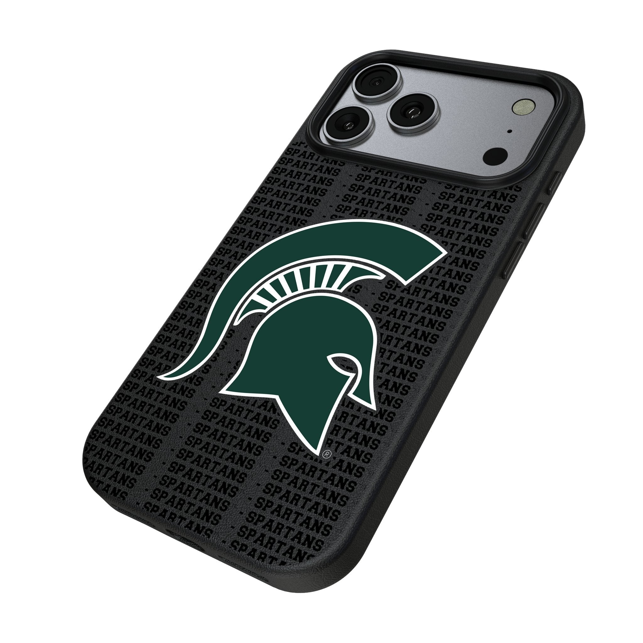 Michigan State University Spartans Text Backdrop MagSafe Compatible Phone Case for Apple iPhone 17 Series 2