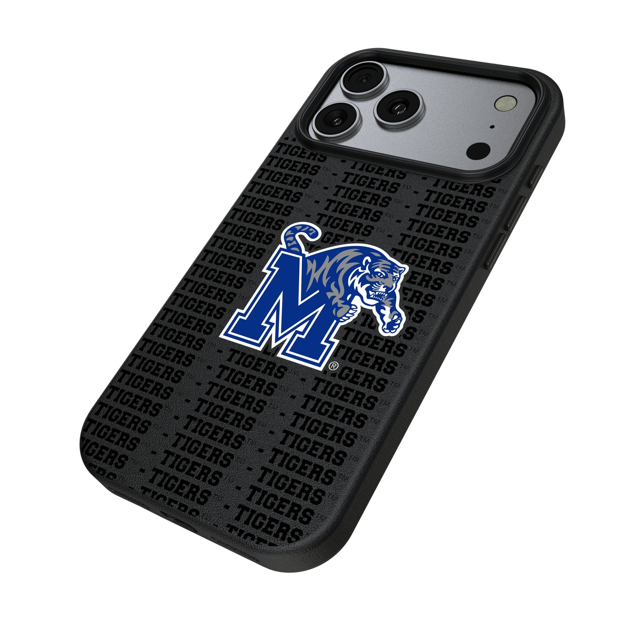 University of Memphis Tigers Text Backdrop MagSafe Compatible Phone Case for Apple iPhone 17 Series 2