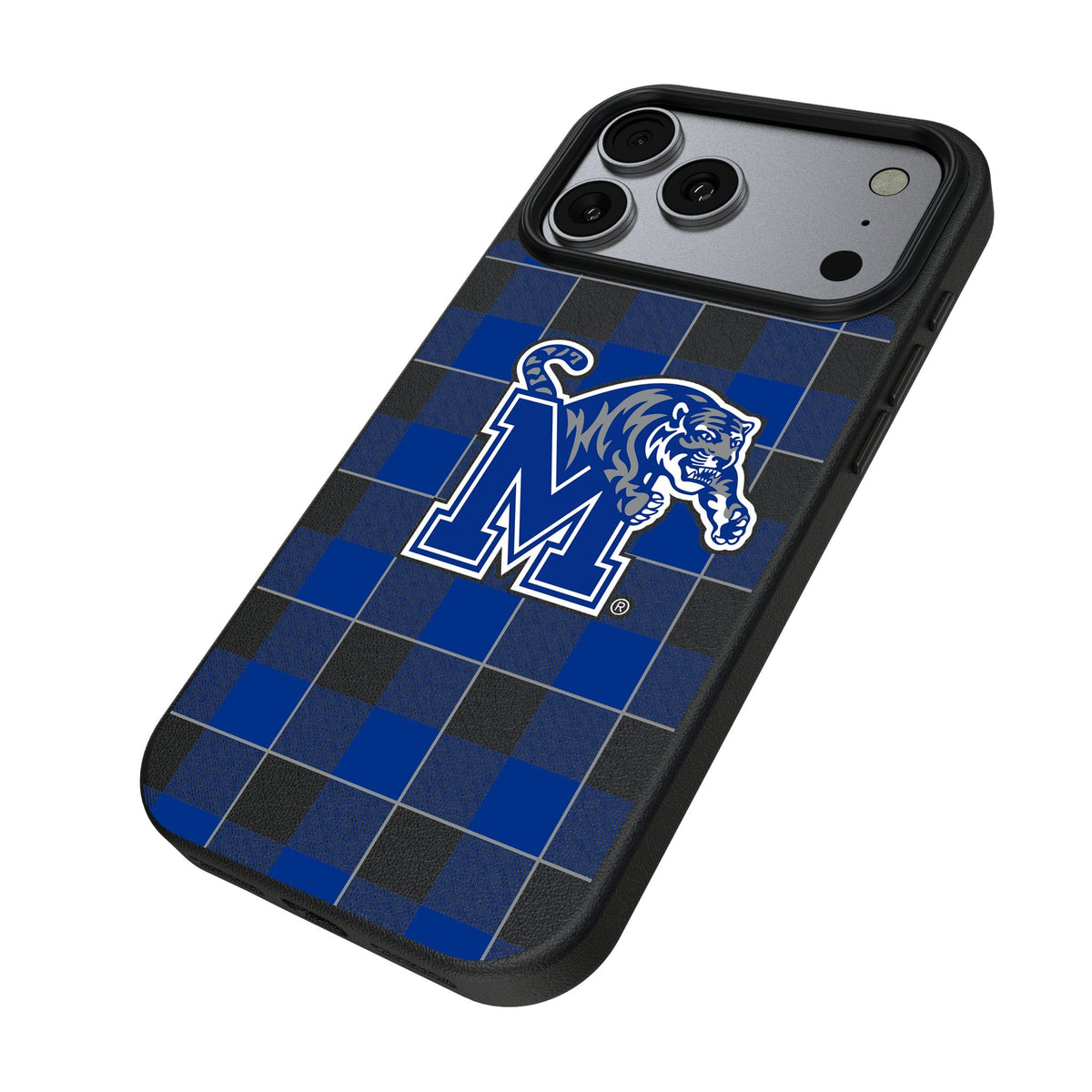 University of Memphis Tigers Plaid MagSafe Compatible Phone Case for Apple iPhone 17 Series