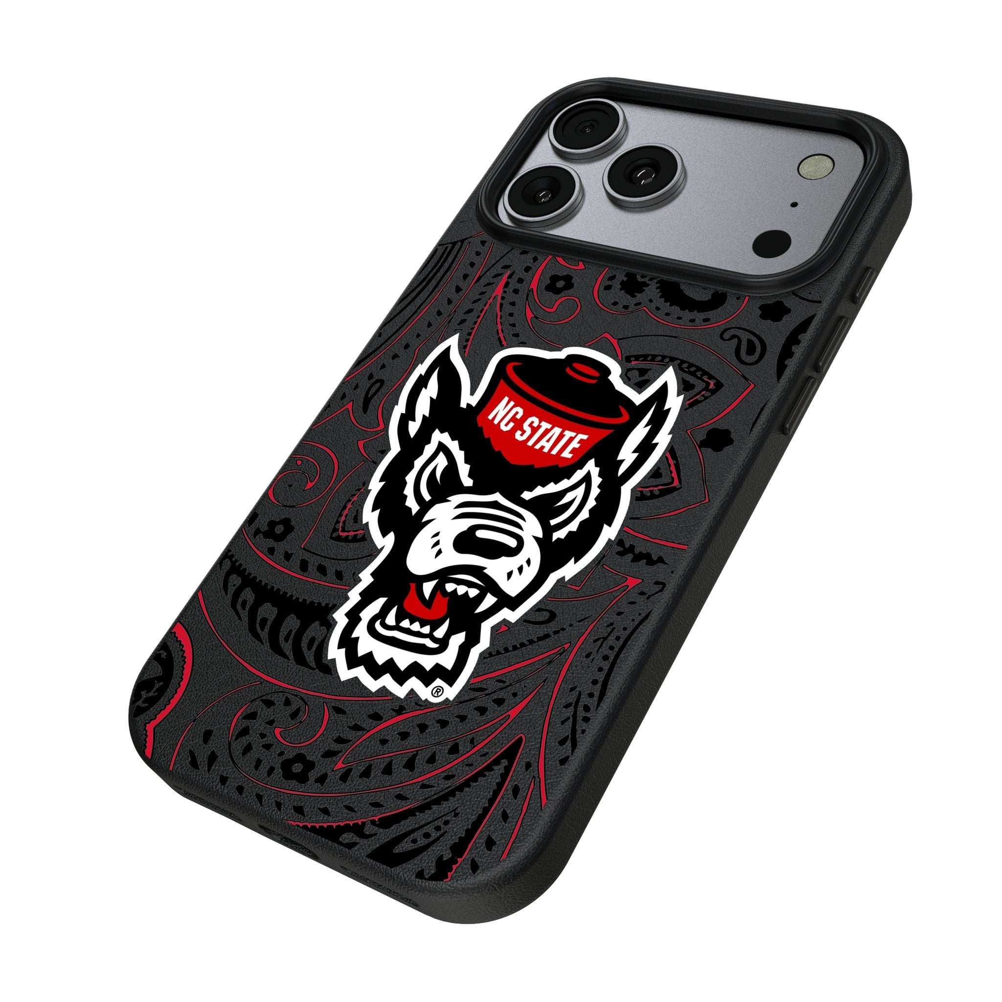 North Carolina State University Wolfpack Paisley MagSafe Compatible Phone Case for Apple iPhone 17 Series