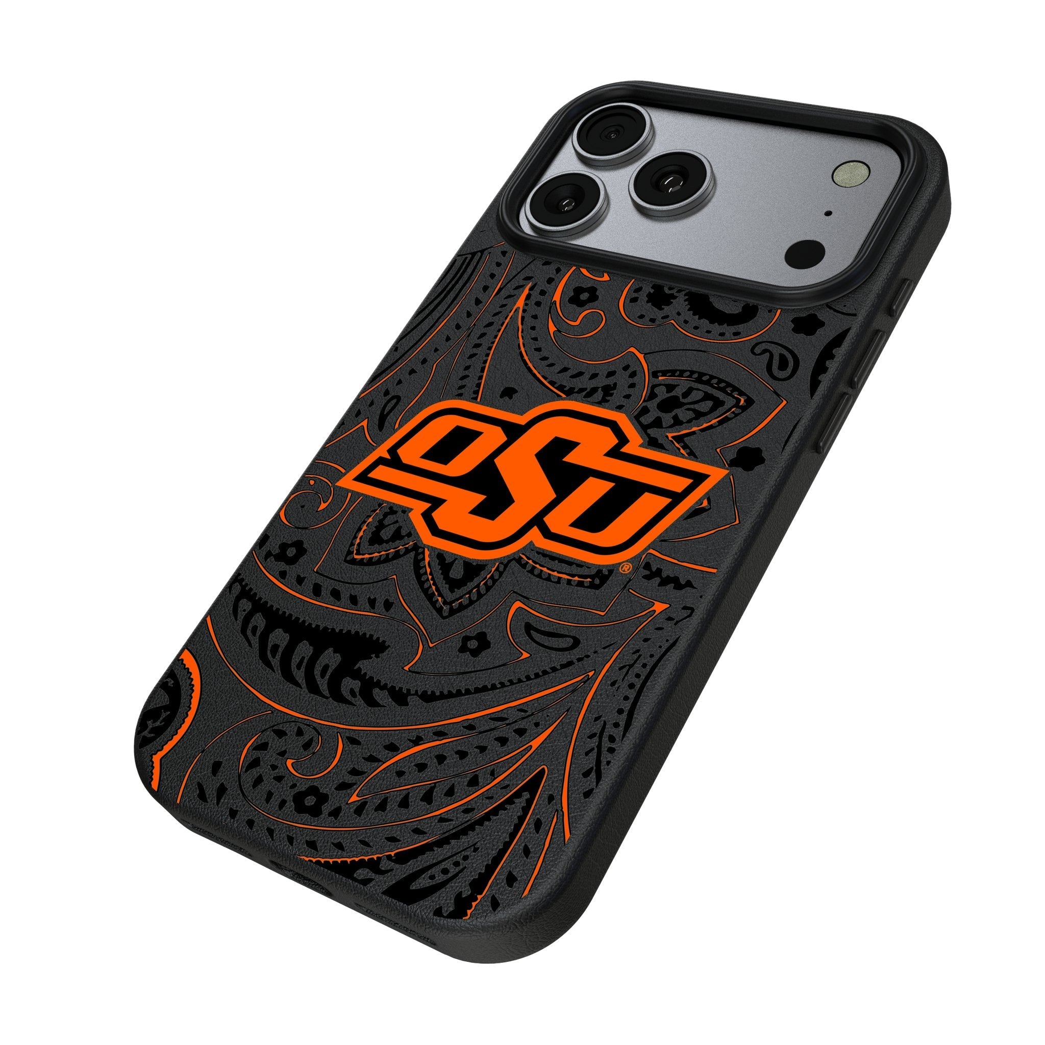 Oklahoma State University Cowboys Paisley MagSafe Compatible Phone Case for Apple iPhone 17 Series 2