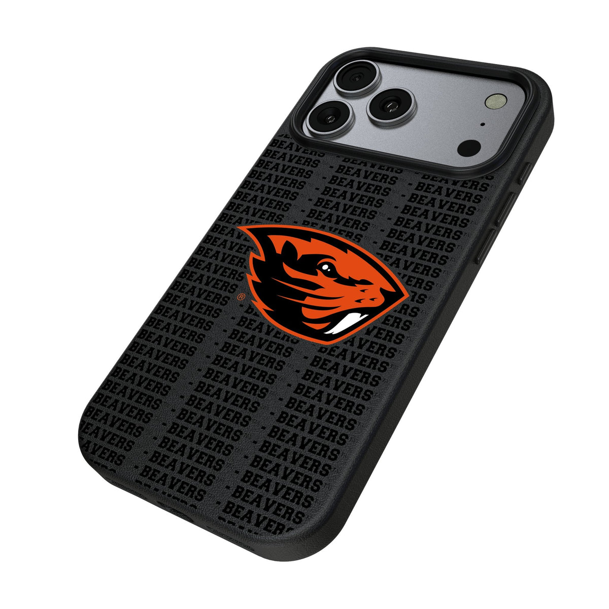 Oregon State University Beavers Text Backdrop MagSafe Compatible Phone Case for Apple iPhone 17 Series 2