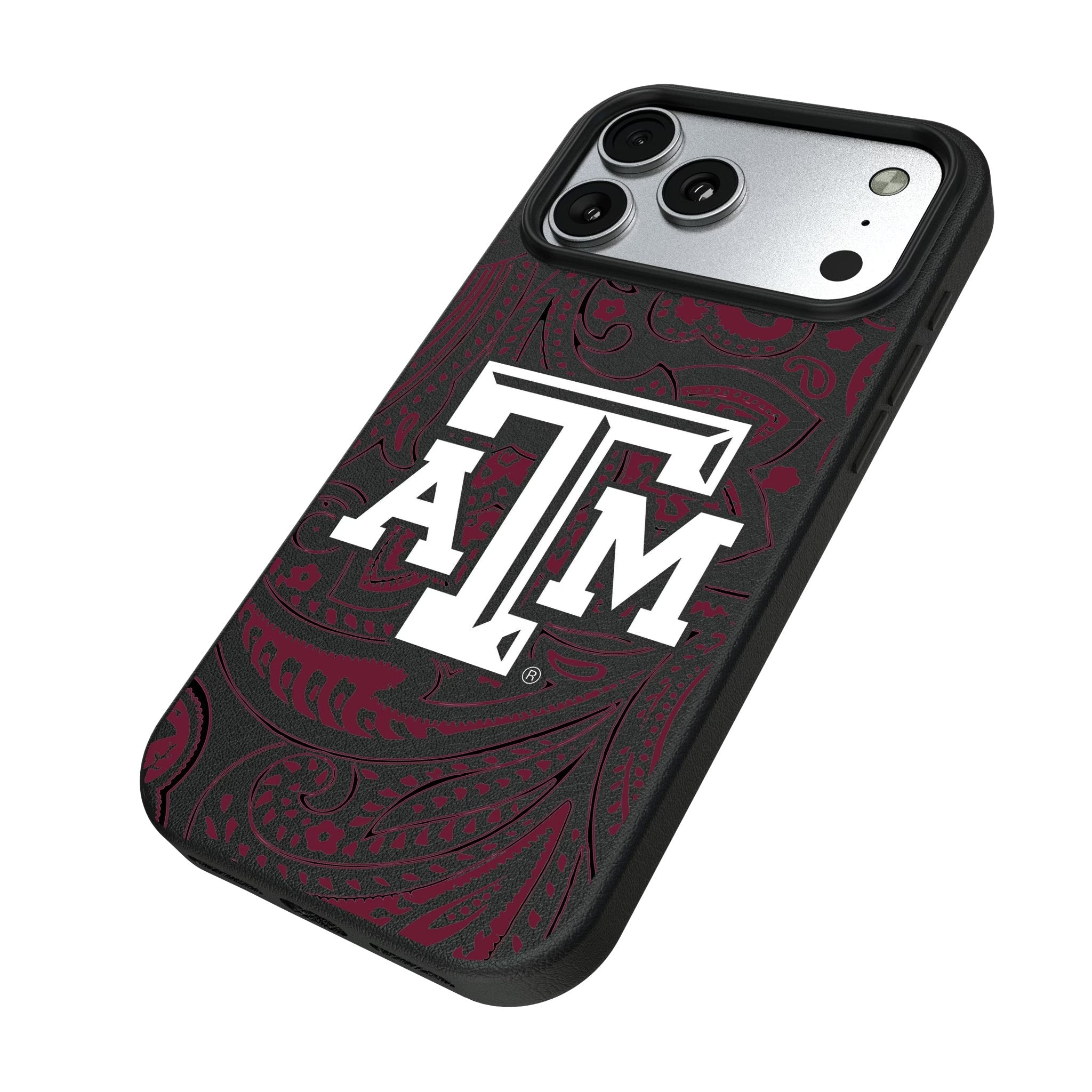 Texas A&M University Aggies Paisley MagSafe Compatible Phone Case for Apple iPhone 17 Series 5