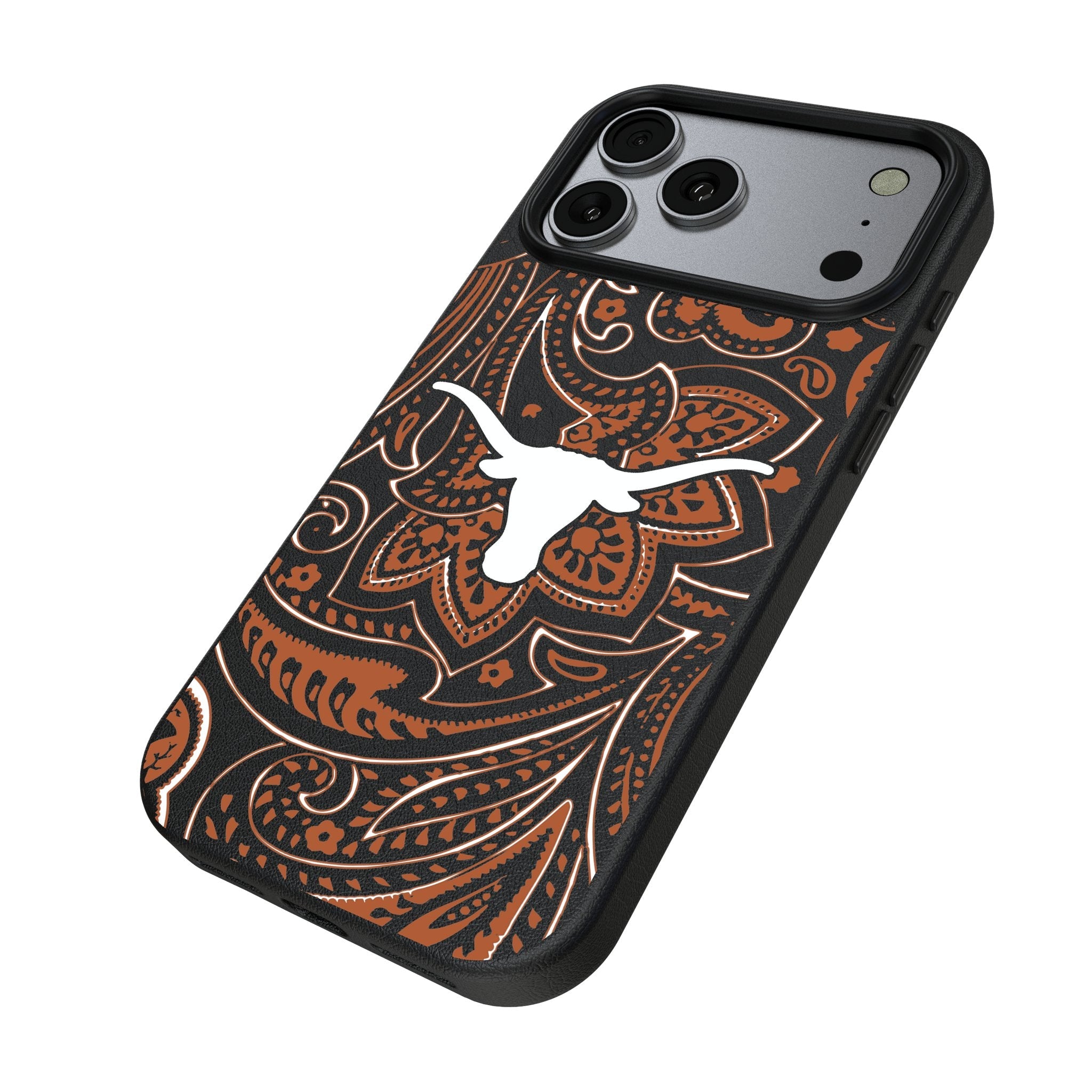 University of Texas Longhorns Paisley MagSafe Compatible Phone Case for Apple iPhone 17 Series 2