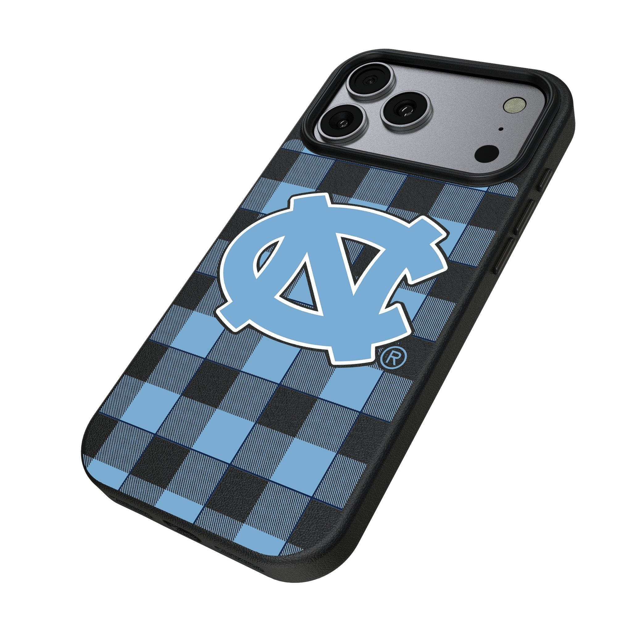 University of North Carolina Tar Heels Plaid MagSafe Compatible Phone Case for Apple iPhone 17 Series