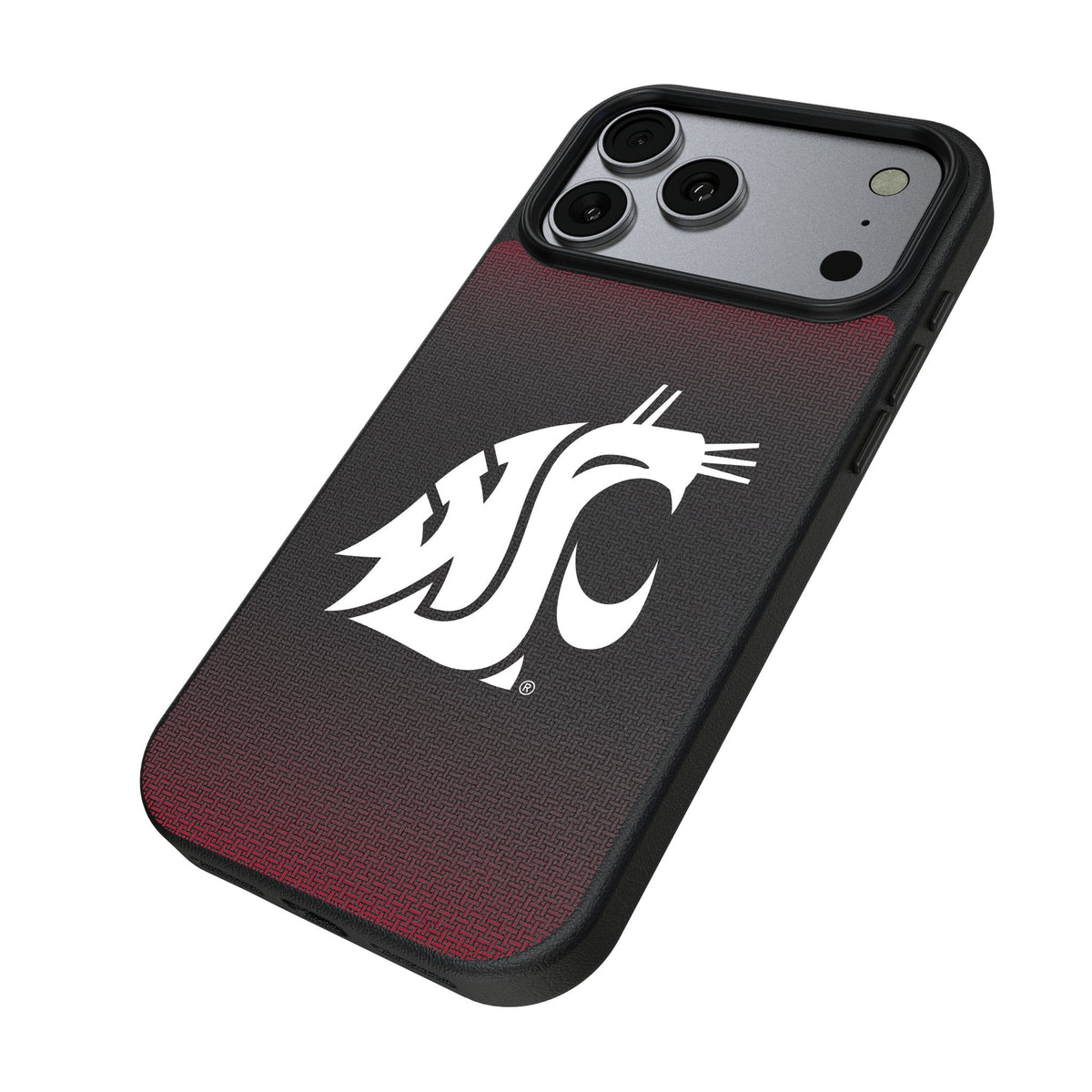 Washington State University Cougars Linen MagSafe Compatible Phone Case for Apple iPhone 17 Series 2