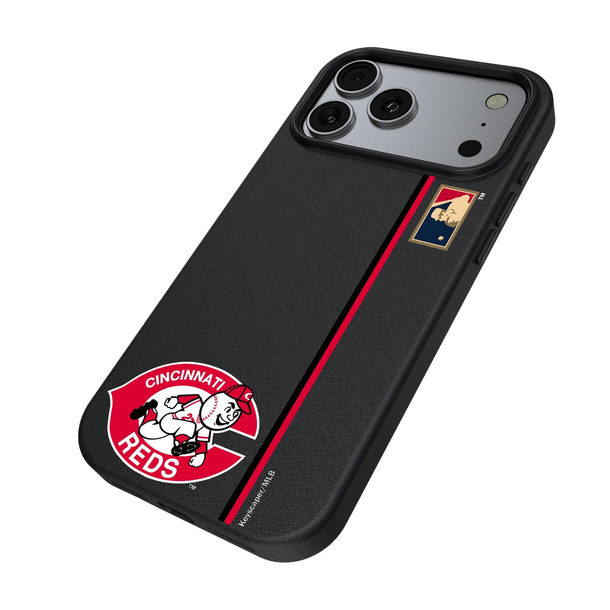 Cincinnati Reds 1974-1992 - Cooperstown Collection Sidebar MagSafe Compatible Phone Case for Apple iPhone 17 Series