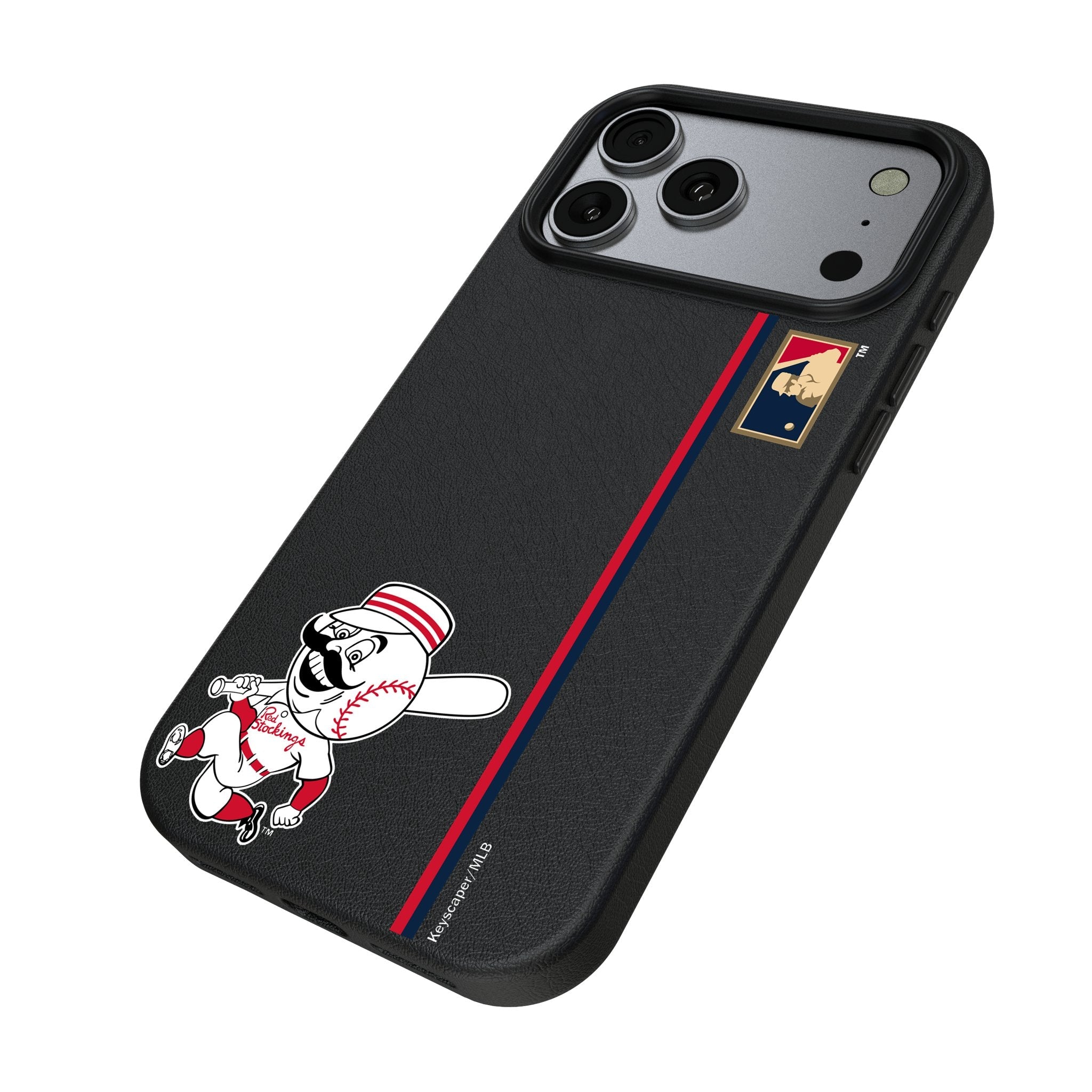 Cincinnati Reds 1953-1967 - Cooperstown Collection Sidebar MagSafe Compatible Phone Case for Apple iPhone 17 Series 2