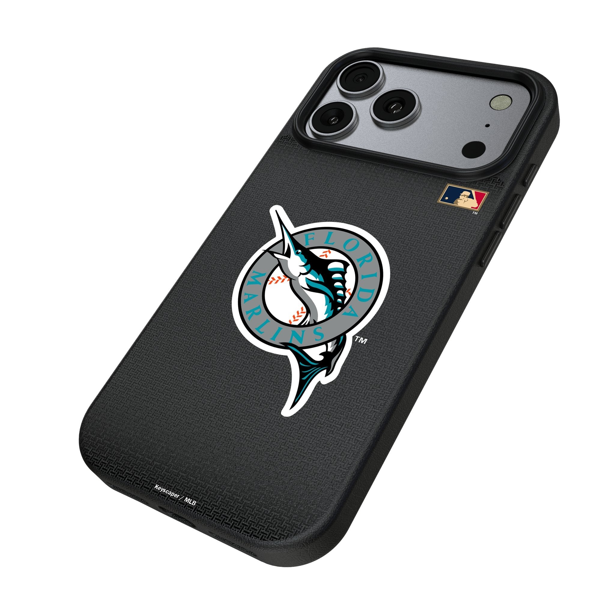 Miami Marlins 1993-2011 - Cooperstown Collection Linen MagSafe Compatible Phone Case for Apple iPhone 17 Series 2