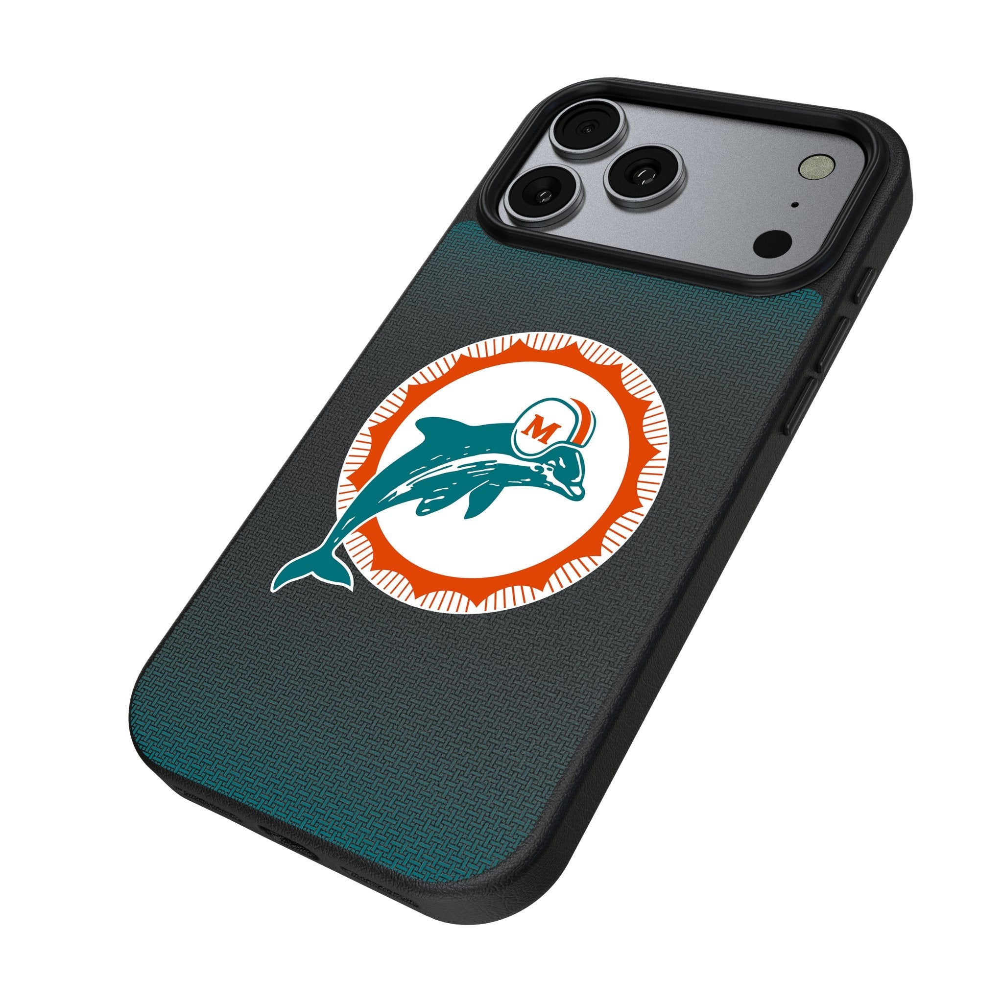Miami Dolphins 1966-1973 Historic Collection Linen MagSafe Compatible Phone Case for Apple iPhone 17 Series 2