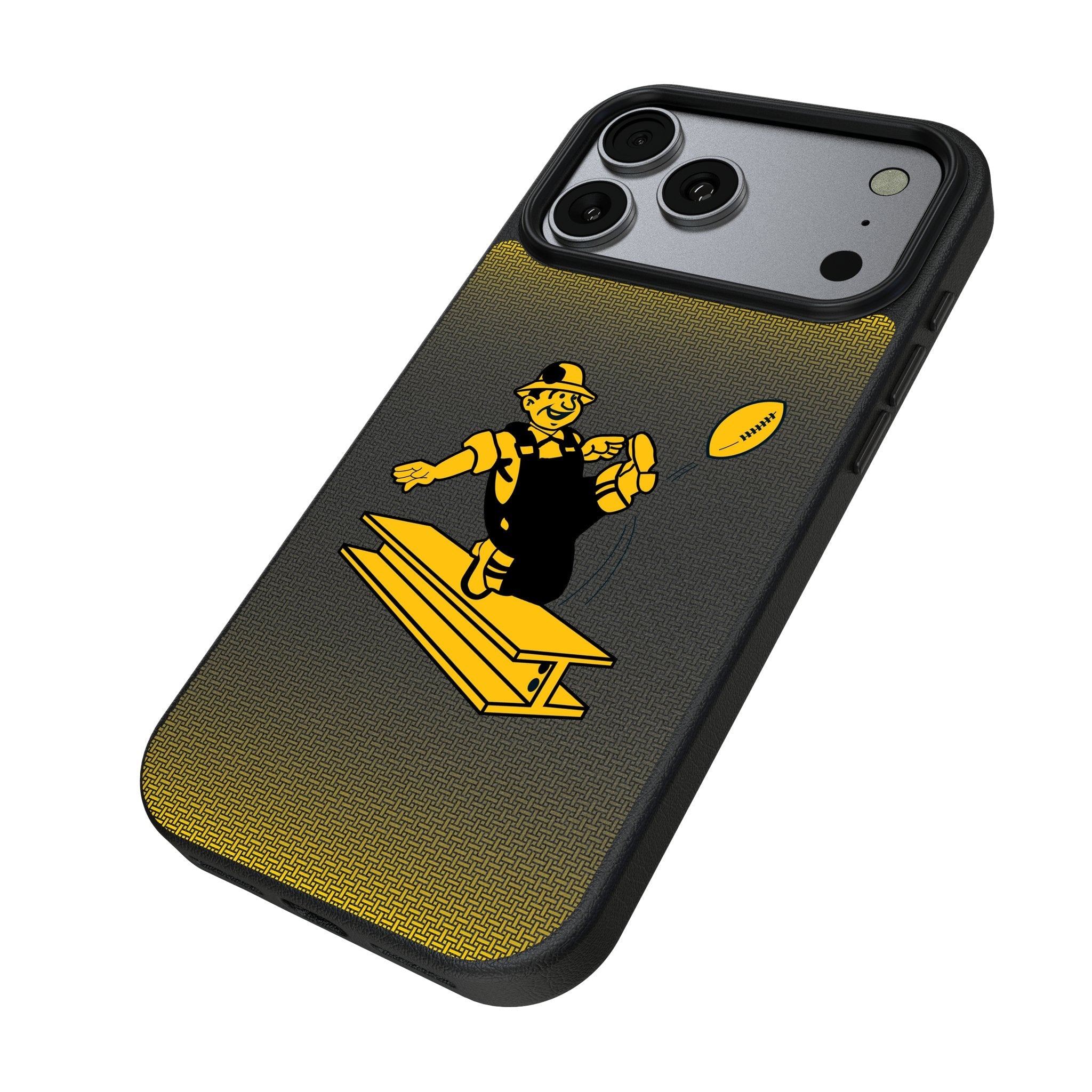 Pittsburgh Steelers 1961 Historic Collection Linen MagSafe Compatible Phone Case for Apple iPhone 17 Series