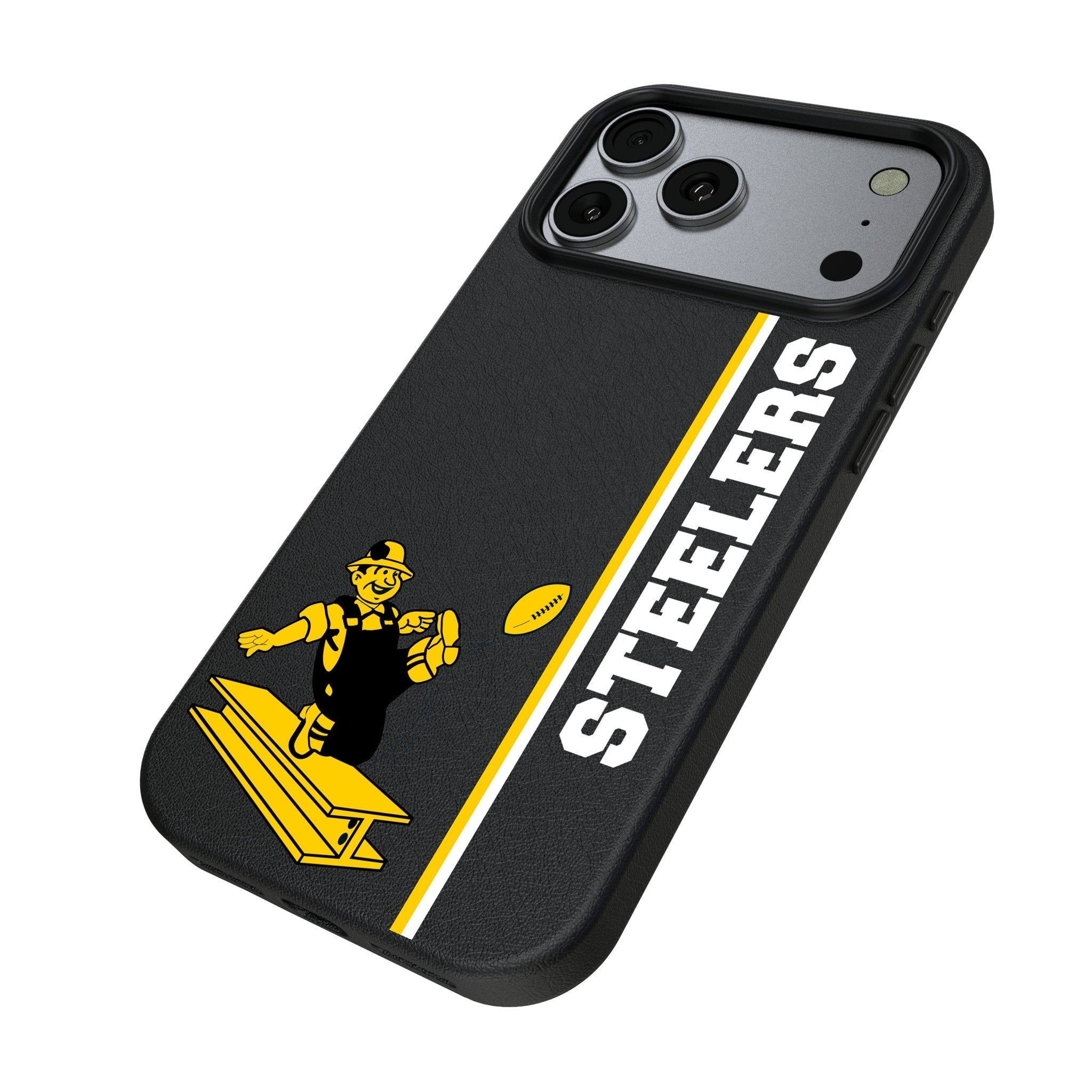 Pittsburgh Steelers 1961 Historic Collection Sidebar MagSafe Compatible Phone Case for Apple iPhone 17 Series