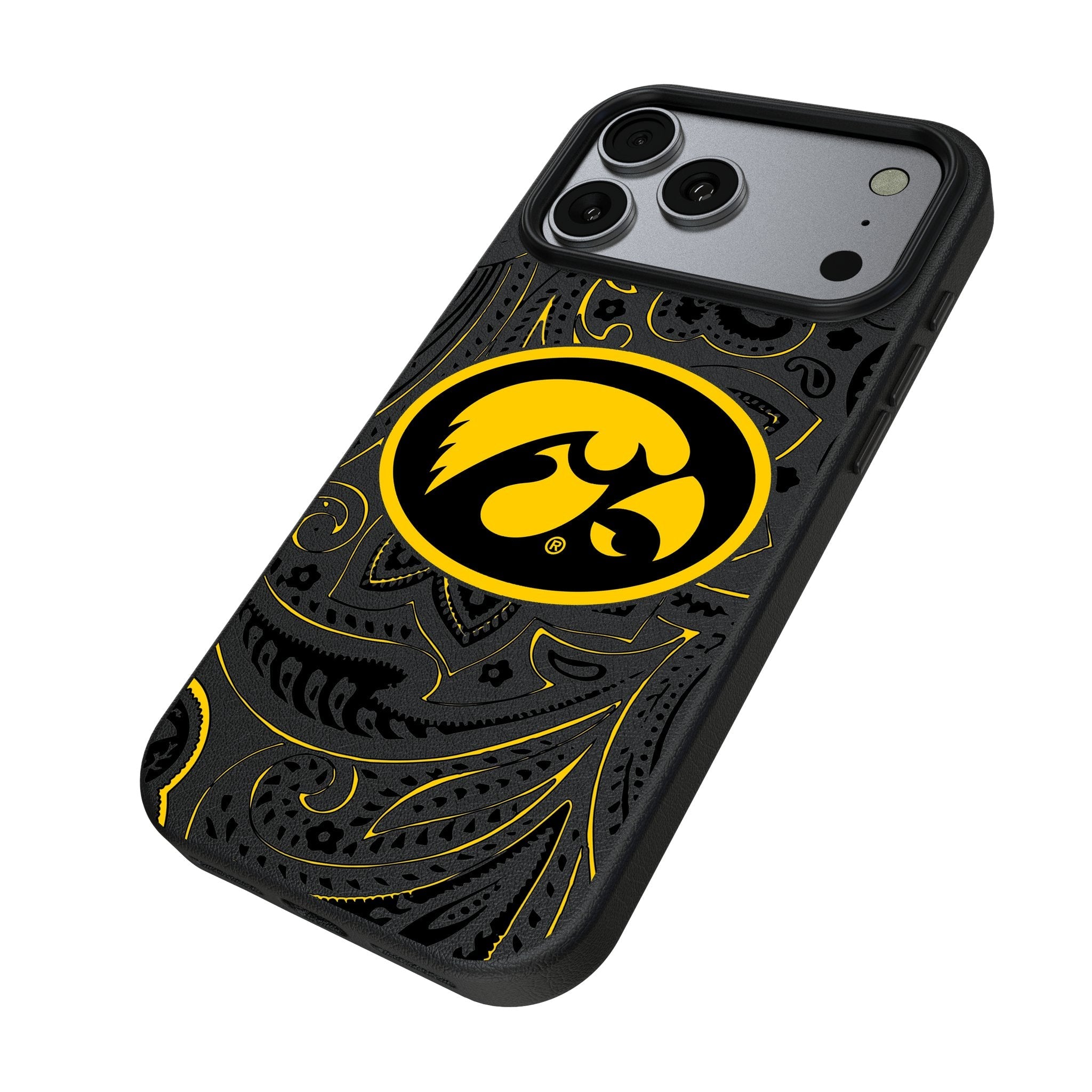 University of Iowa Hawkeyes Paisley MagSafe Compatible Phone Case for Apple iPhone 17 Series 2
