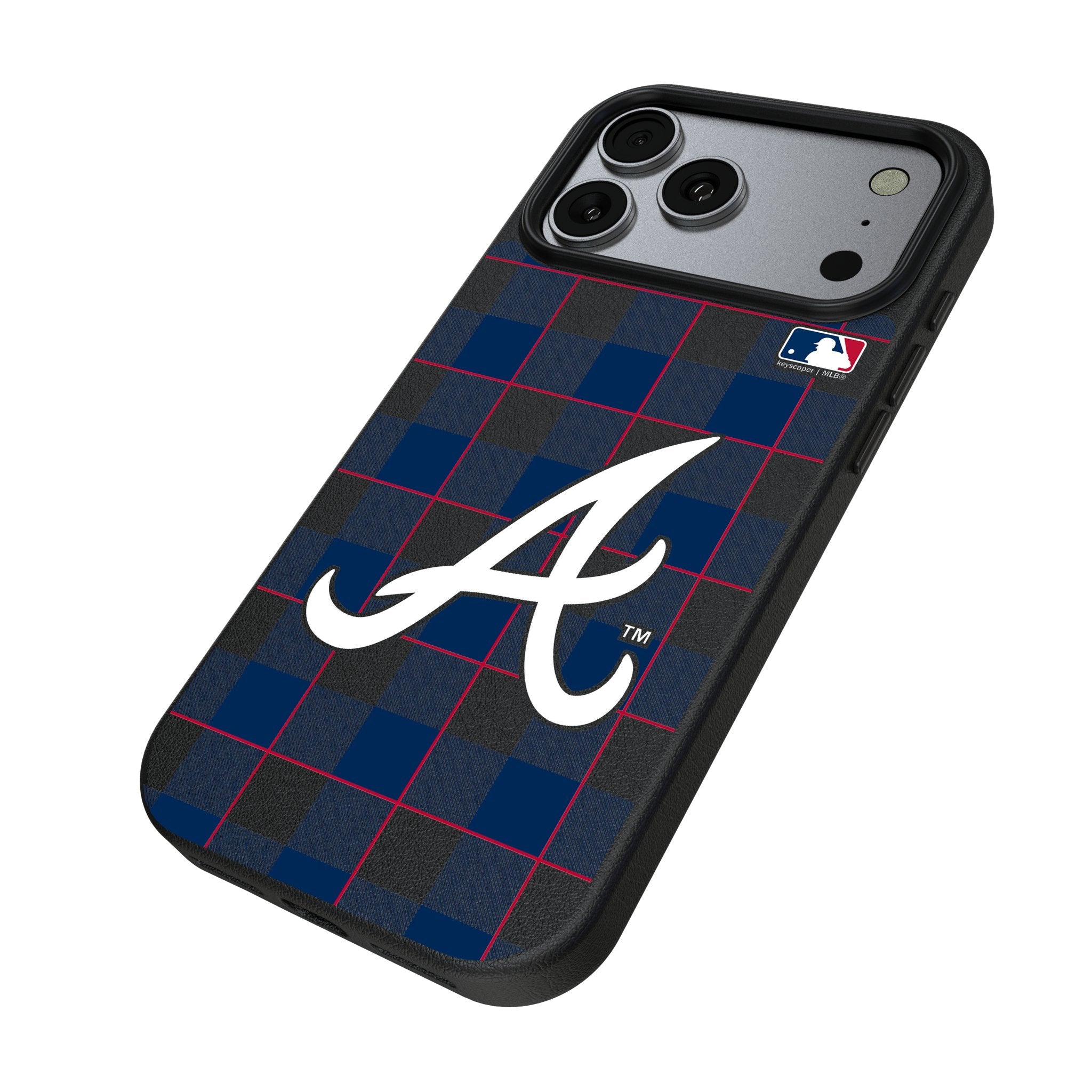 Atlanta Braves Plaid MagSafe Compatible Phone Case for Apple iPhone 17 Series 2