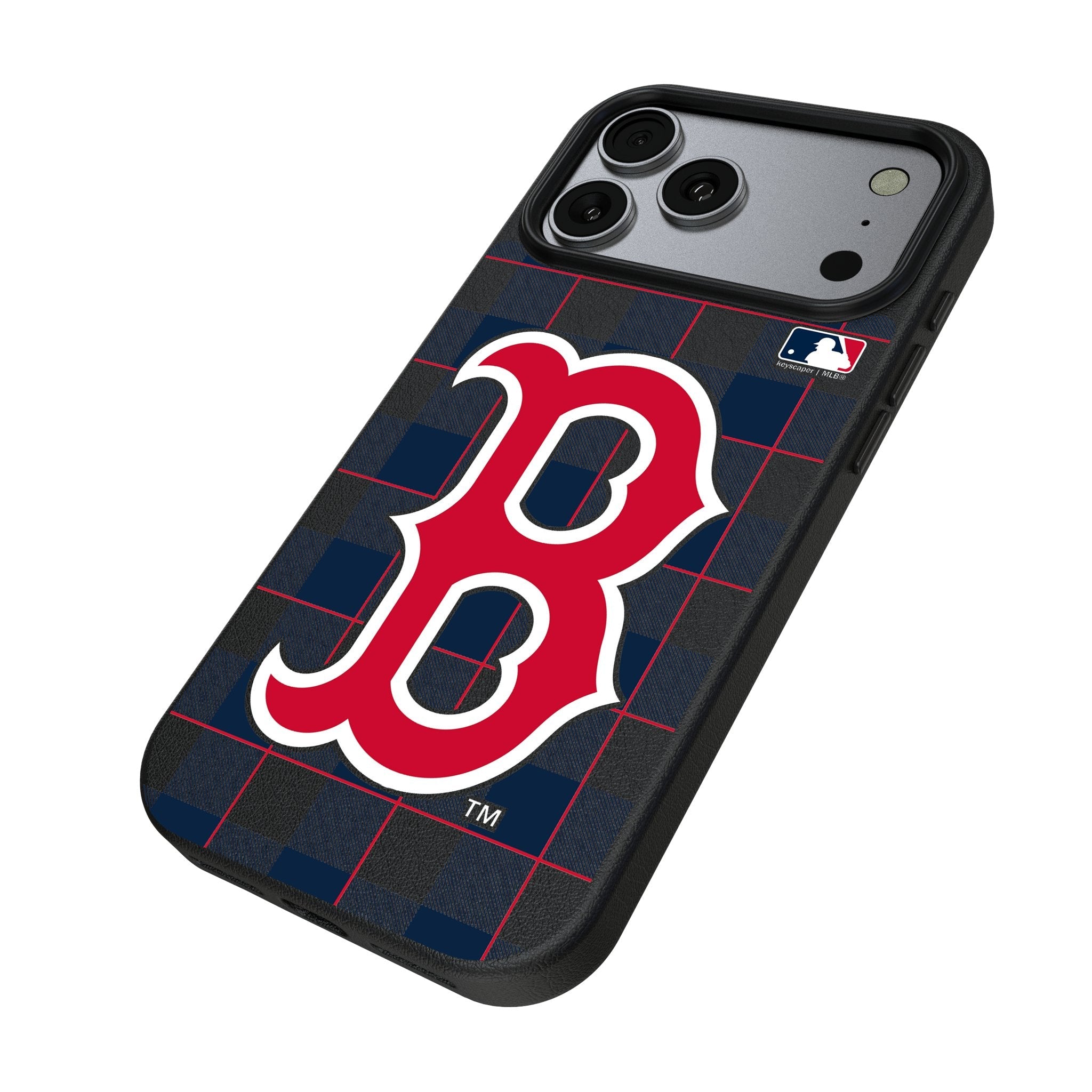 Boston Red Sox Plaid MagSafe Compatible Phone Case for Apple iPhone 17 Series 2
