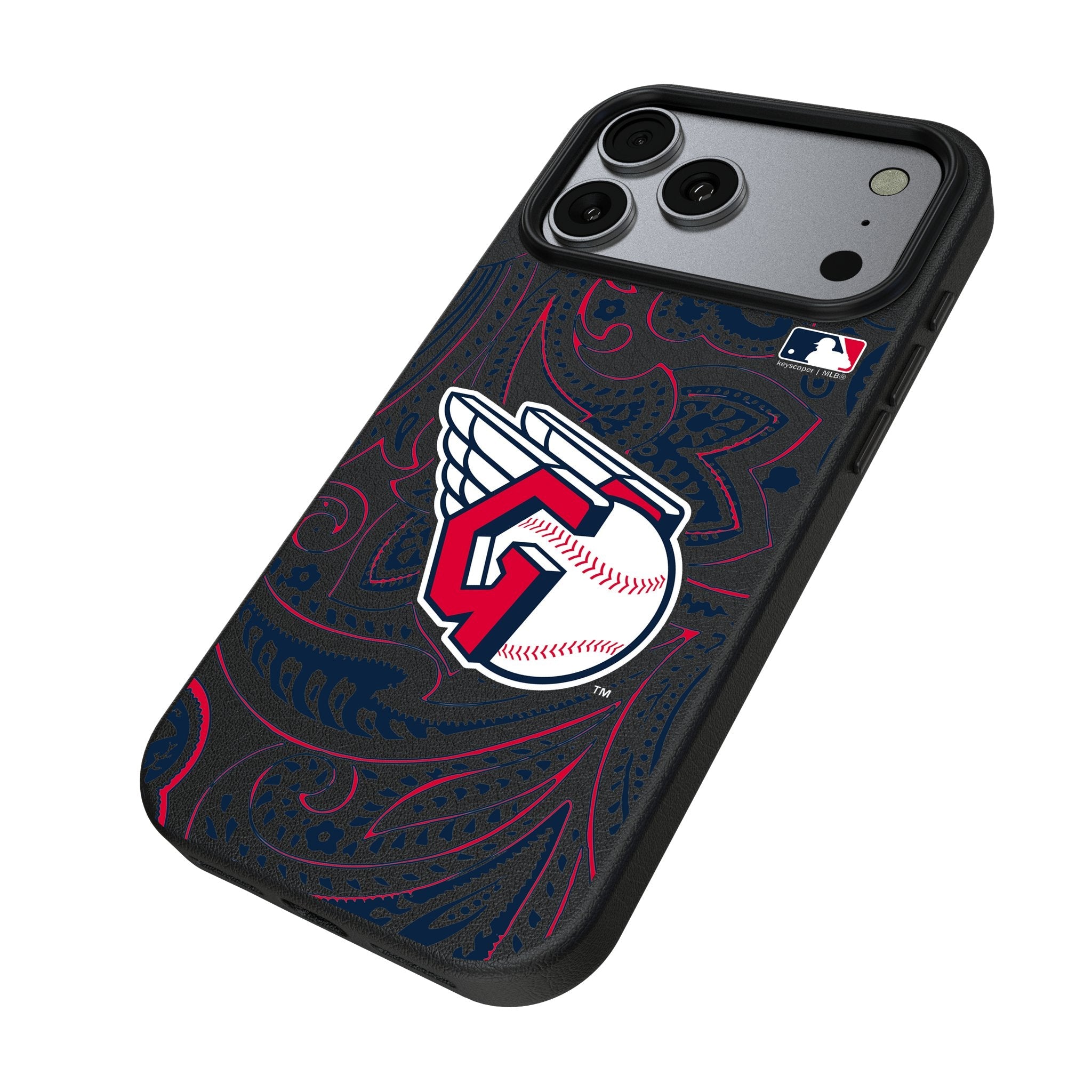 Cleveland Guardians Paisley MagSafe Compatible Phone Case for Apple iPhone 17 Series