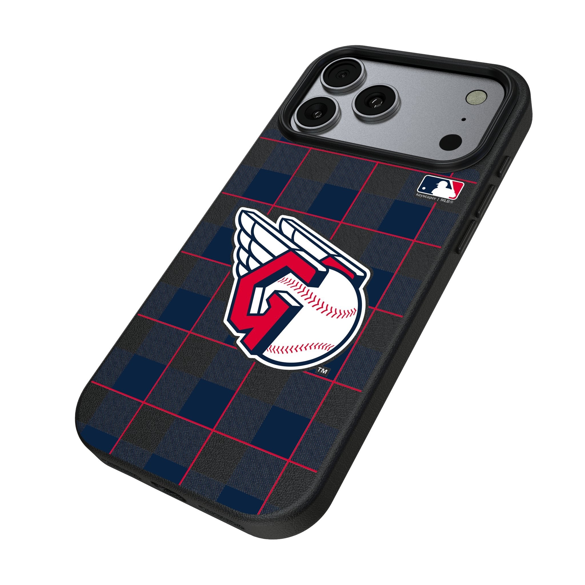Cleveland Guardians Plaid MagSafe Compatible Phone Case for Apple iPhone 17 Series 2