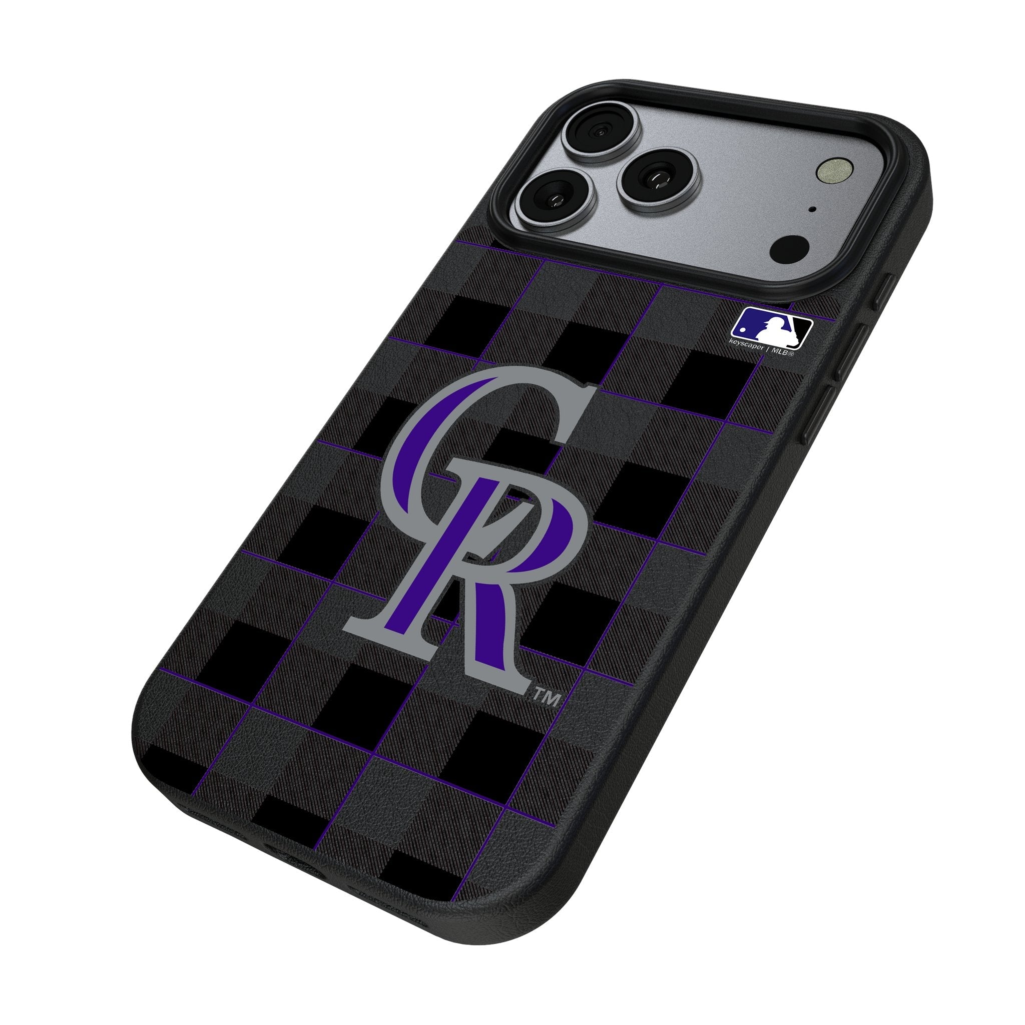 Colorado Rockies Plaid MagSafe Compatible Phone Case for Apple iPhone 17 Series
