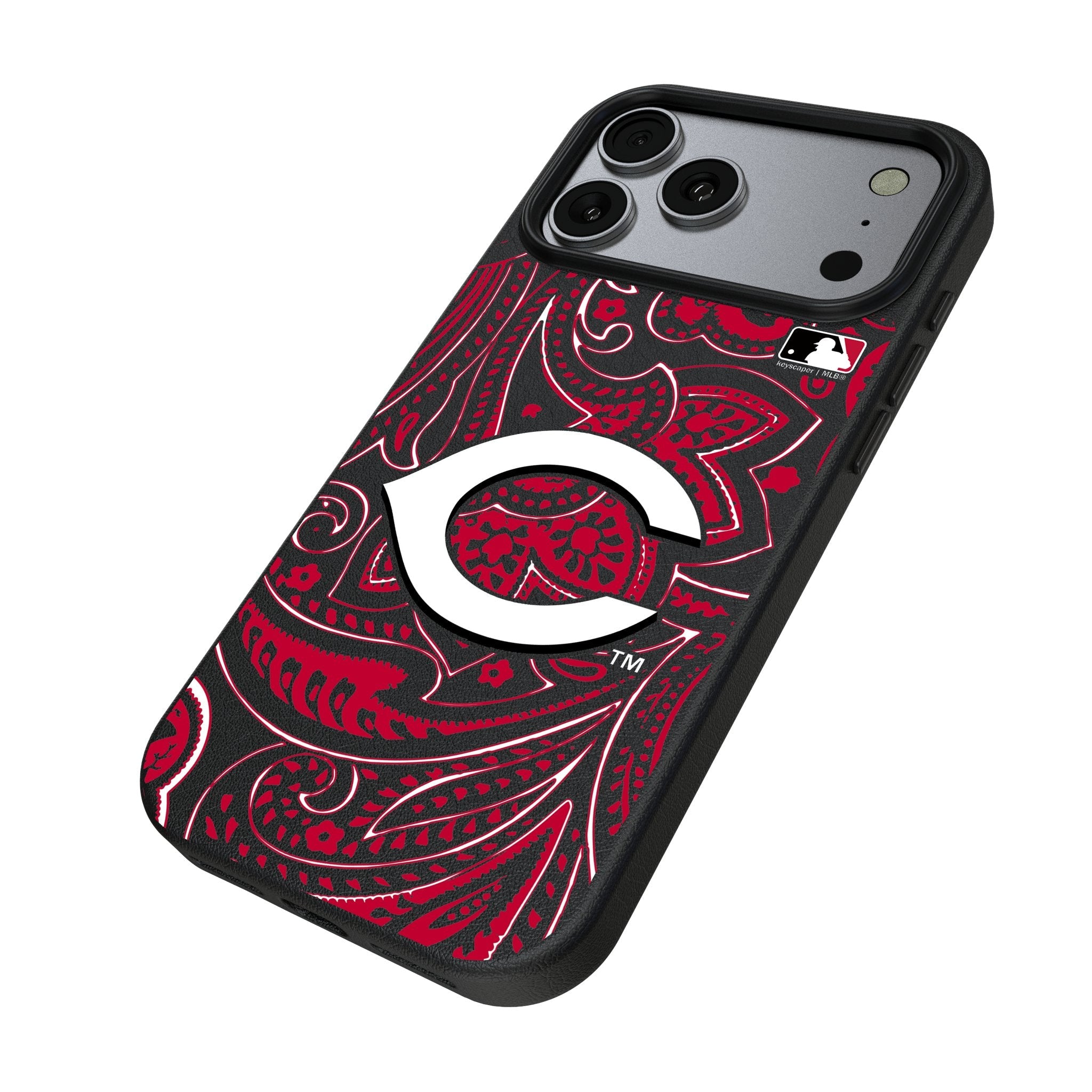 Cincinnati Reds Paisley MagSafe Compatible Phone Case for Apple iPhone 17 Series