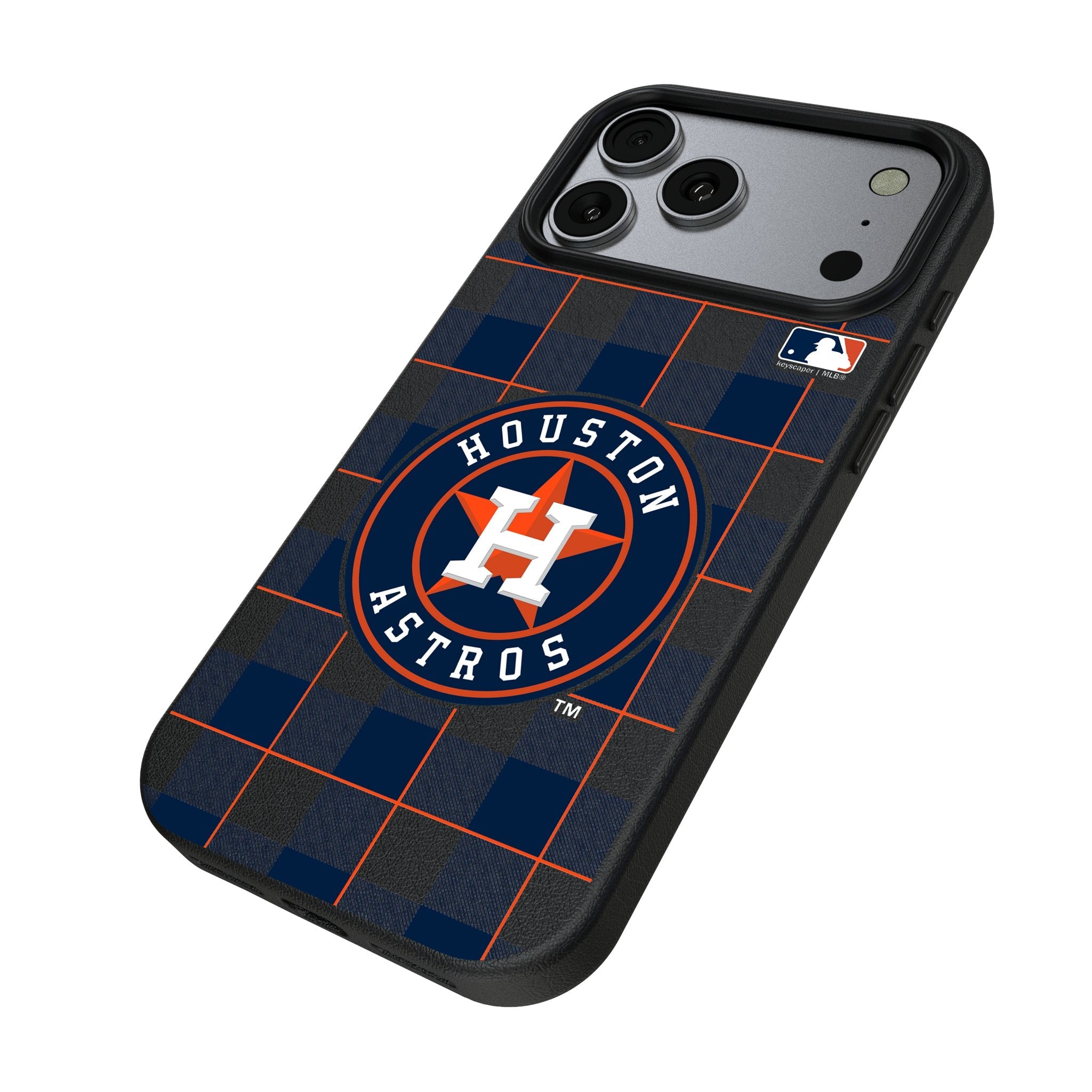 Houston Astros Plaid MagSafe Compatible Phone Case for Apple iPhone 17 Series 2