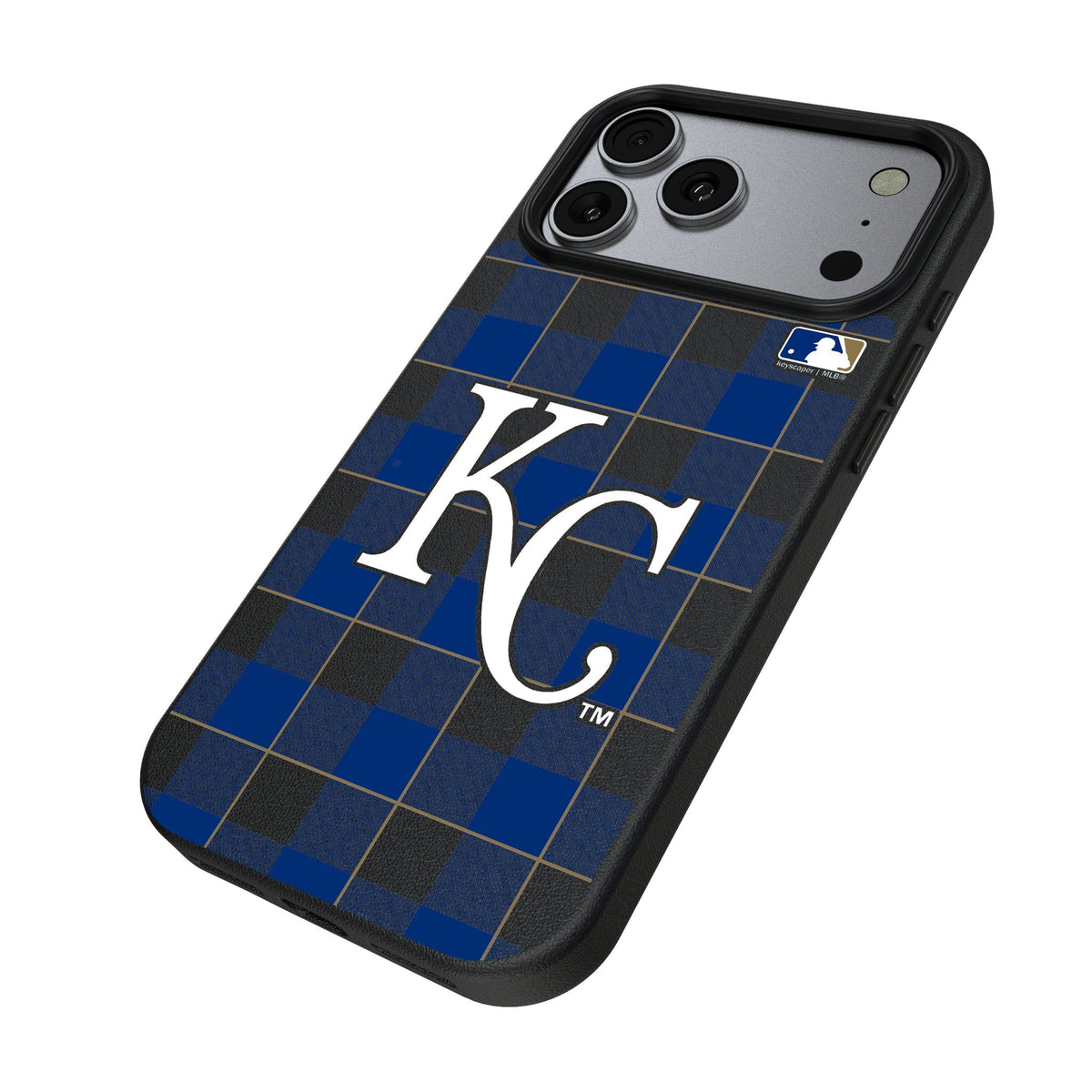 Kansas City Royals Plaid MagSafe Compatible Phone Case for Apple iPhone 17 Series
