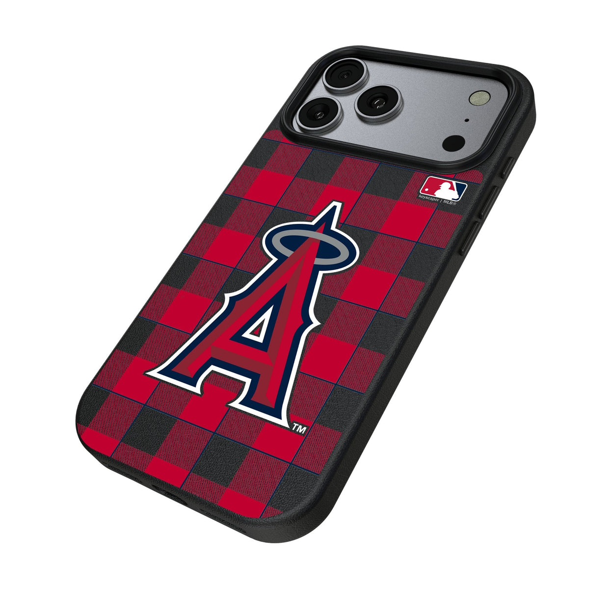 Los Angeles Angels Plaid MagSafe Compatible Phone Case for Apple iPhone 17 Series