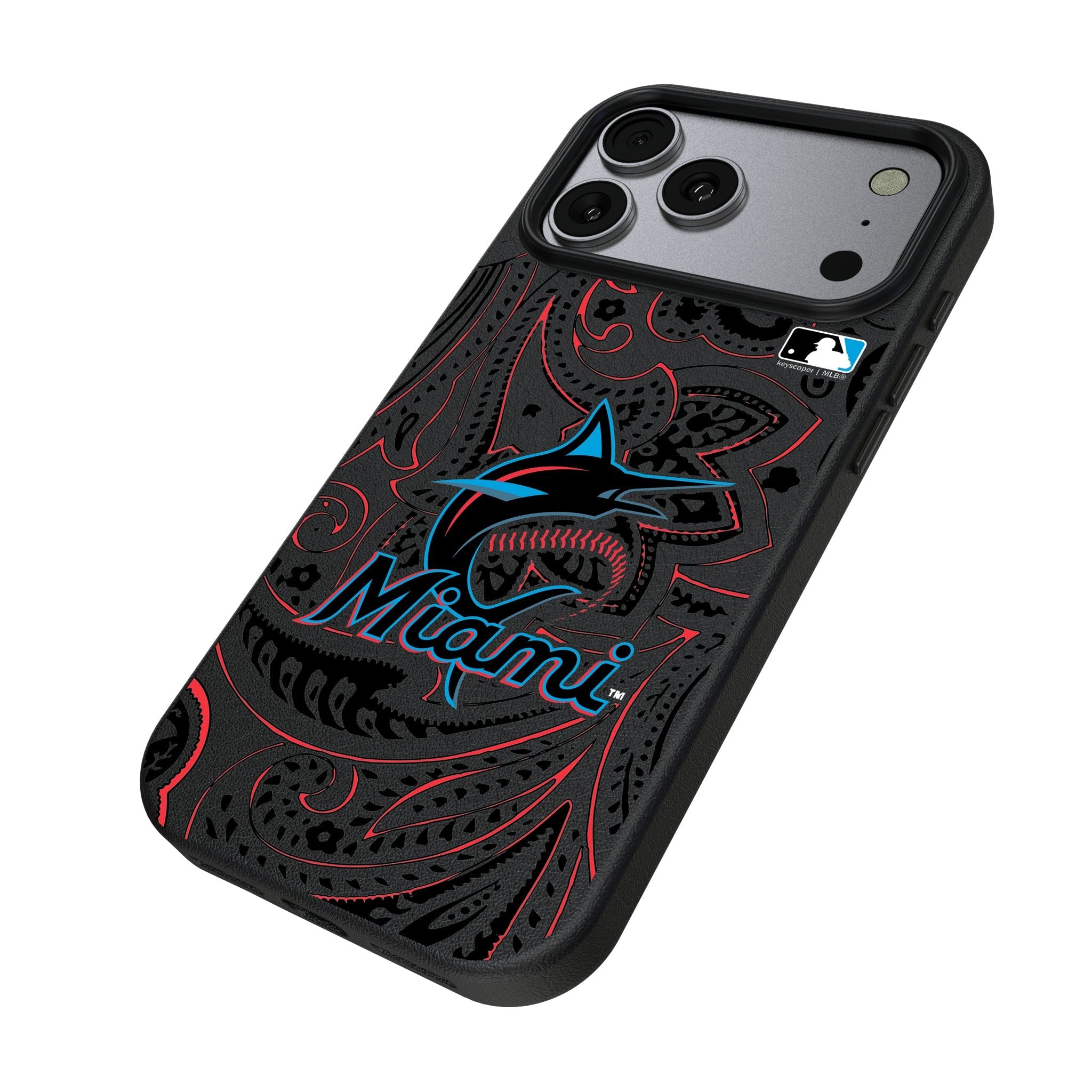 Miami Marlins Paisley MagSafe Compatible Phone Case for Apple iPhone 17 Series 2