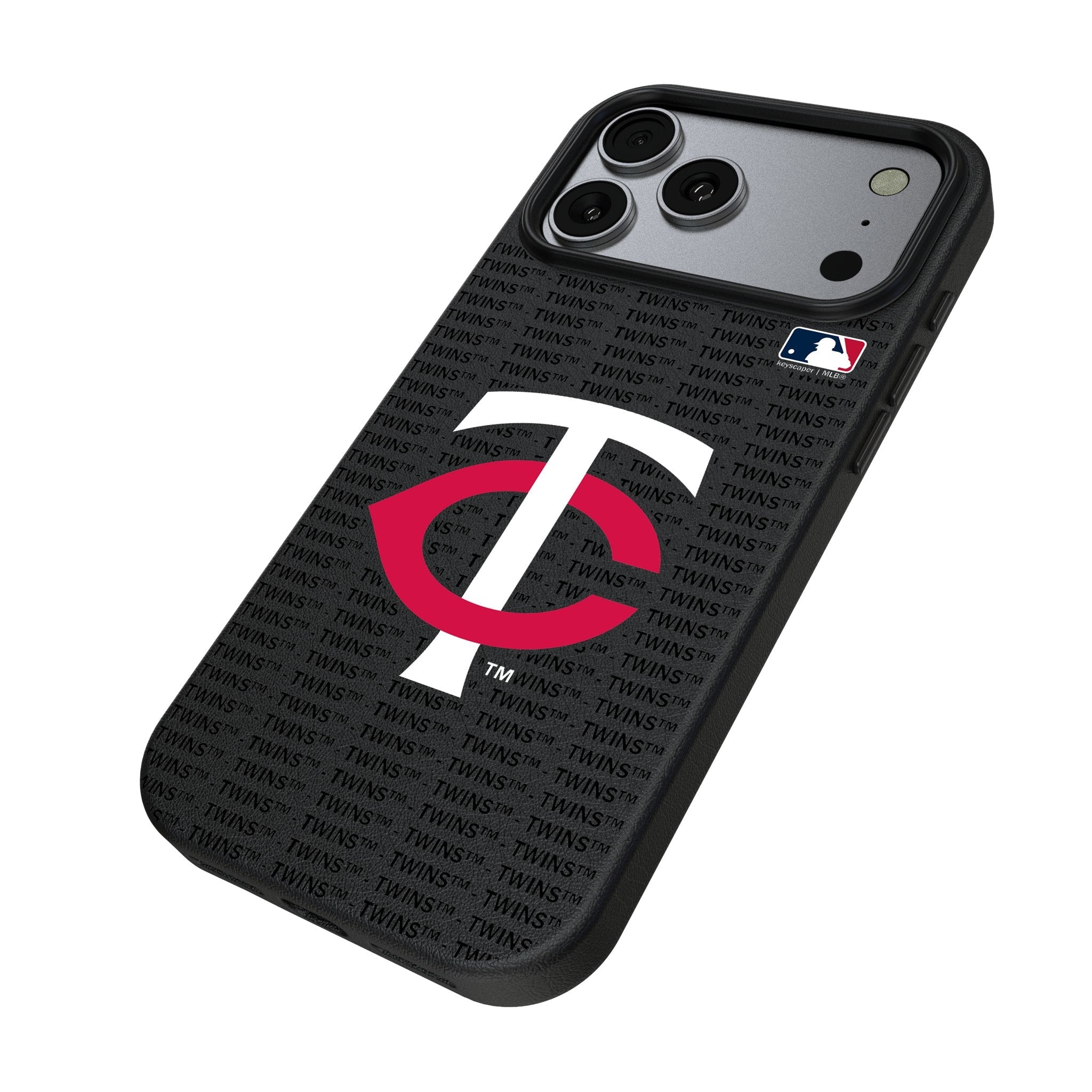 Minnesota Twins Text Backdrop MagSafe Compatible Phone Case for Apple iPhone 17 Series