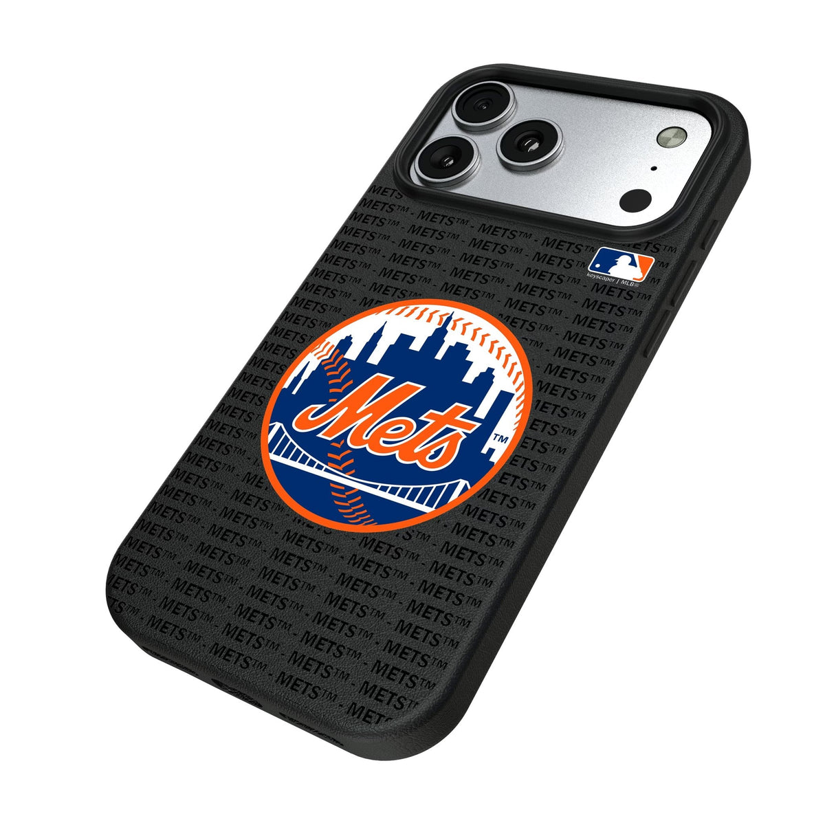 New York Mets Text Backdrop MagSafe Compatible Phone Case for Apple iPhone 17 Series 5