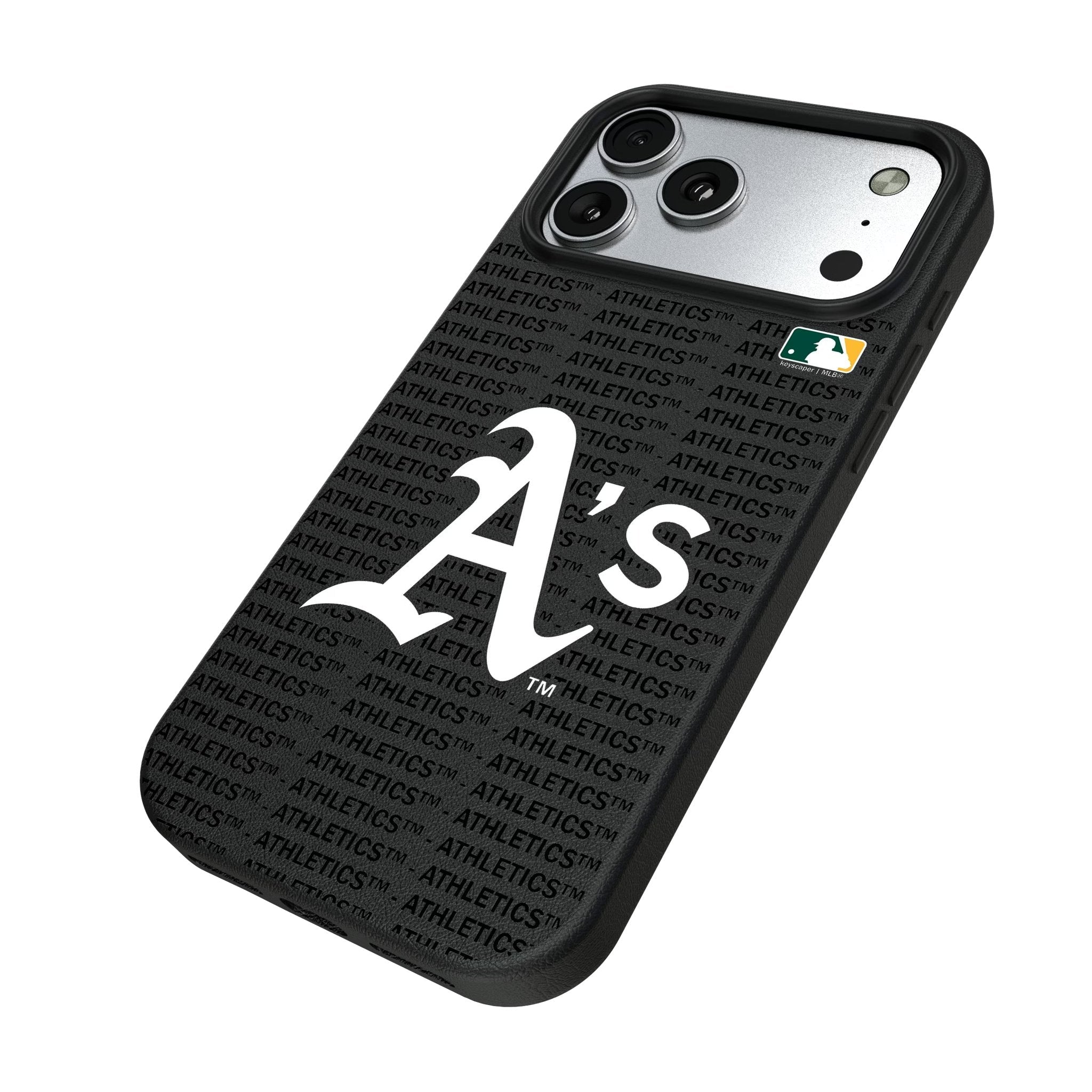 Oakland Athletics Text Backdrop MagSafe Compatible Phone Case for Apple iPhone 17 Series 5