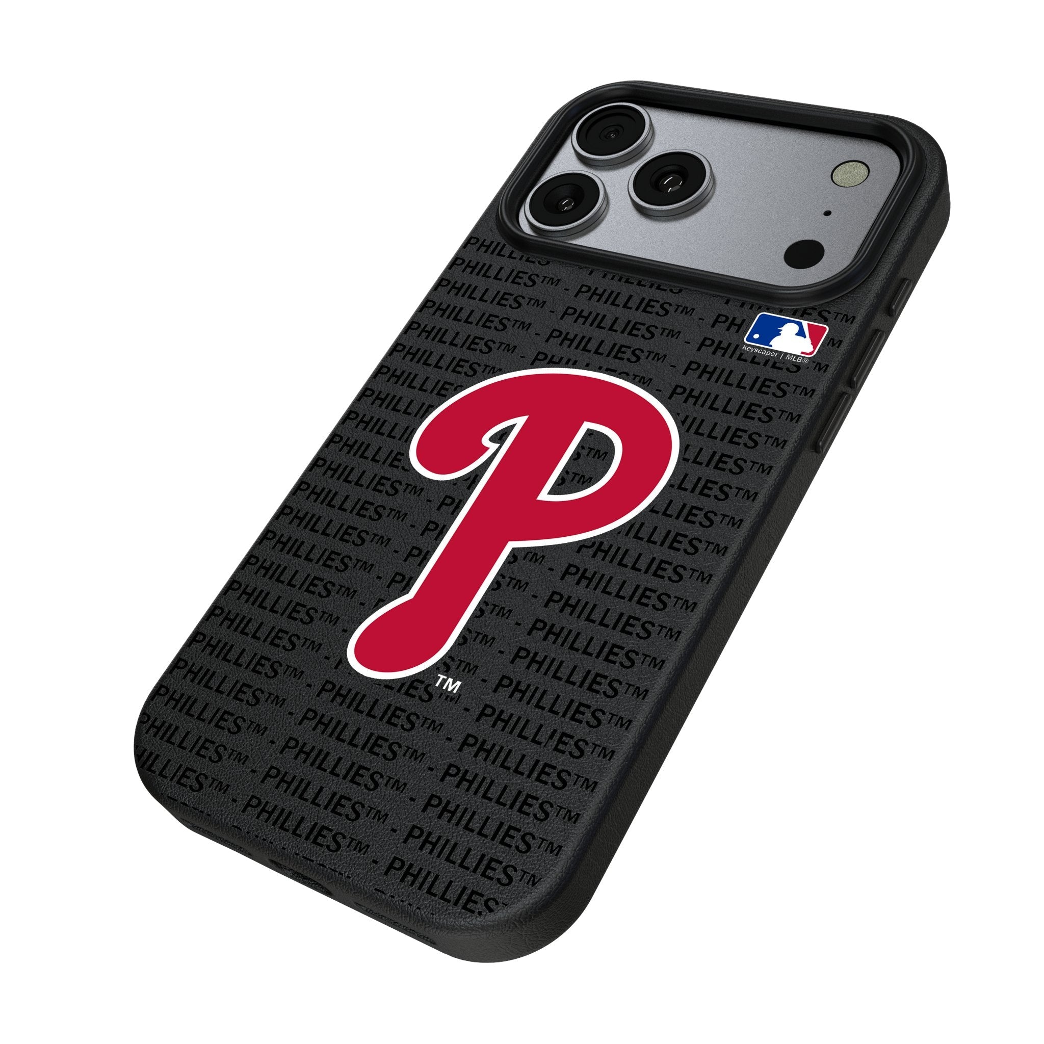 Philadelphia Phillies Text Backdrop MagSafe Compatible Phone Case for Apple iPhone 17 Series