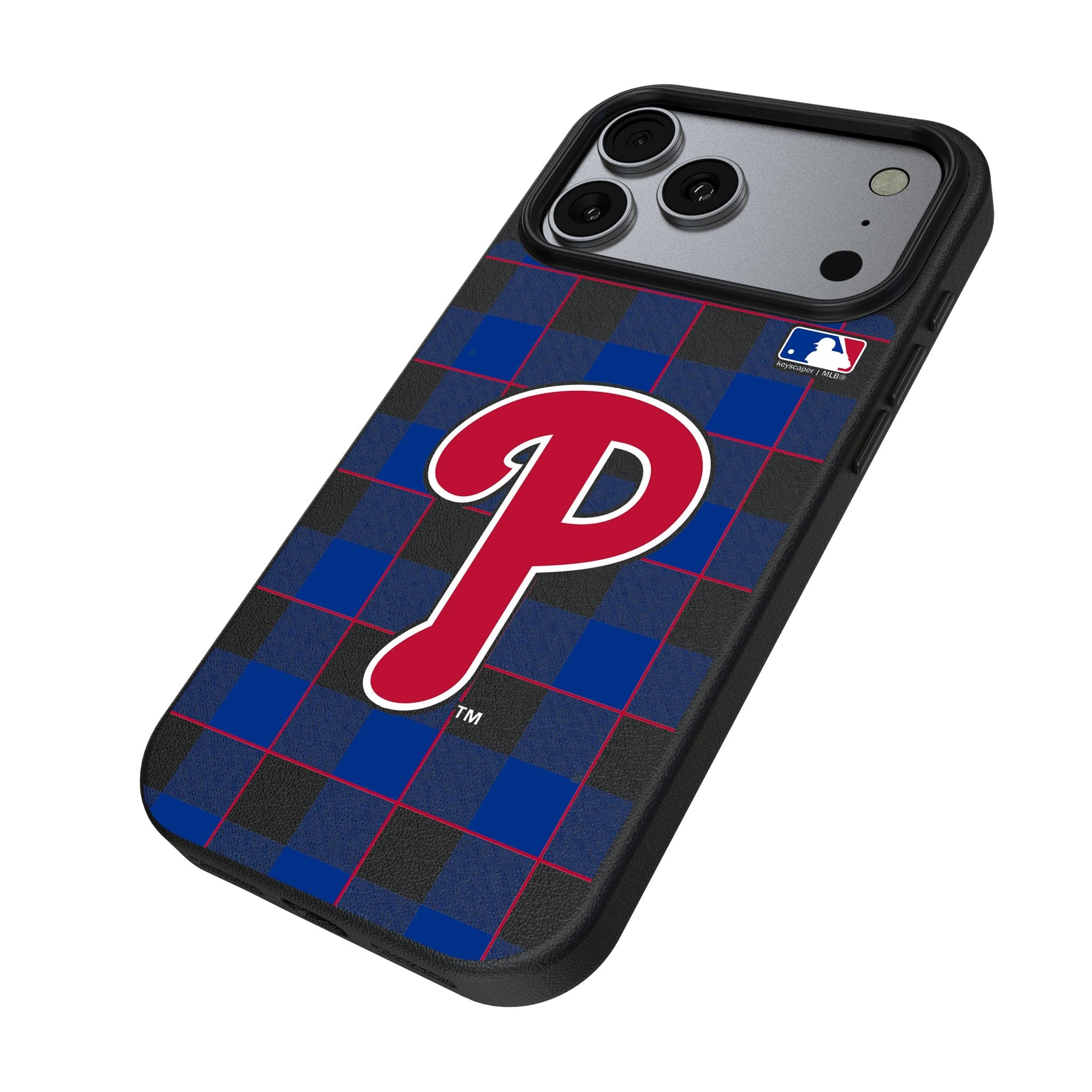 Philadelphia Phillies Plaid MagSafe Compatible Phone Case for Apple iPhone 17 Series