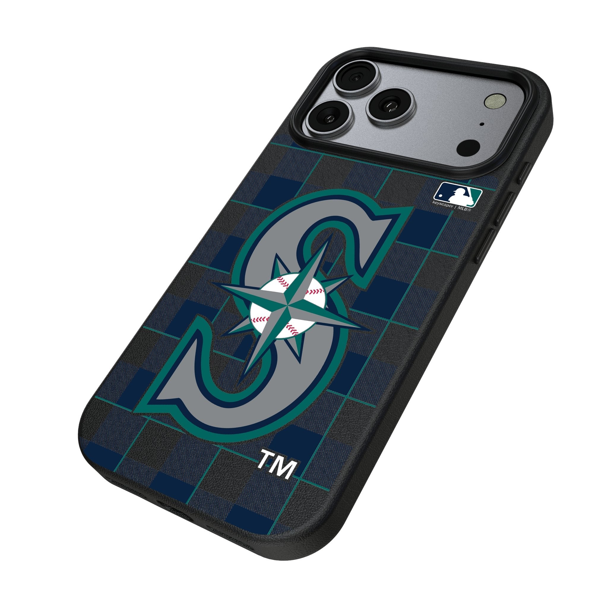 Seattle Mariners Plaid MagSafe Compatible Phone Case for Apple iPhone 17 Series 2